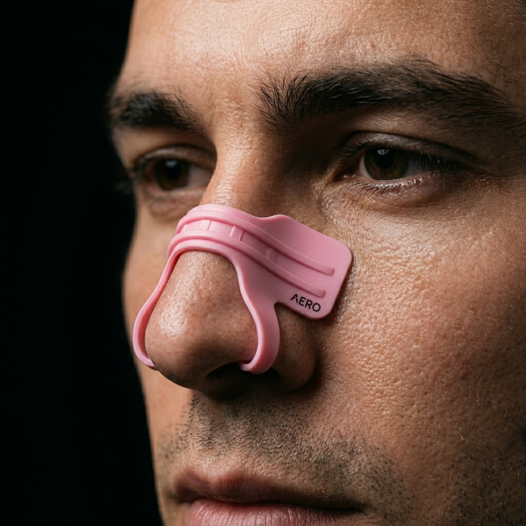 HiStrips nasal strip close-up — how nasal strips work for athletes