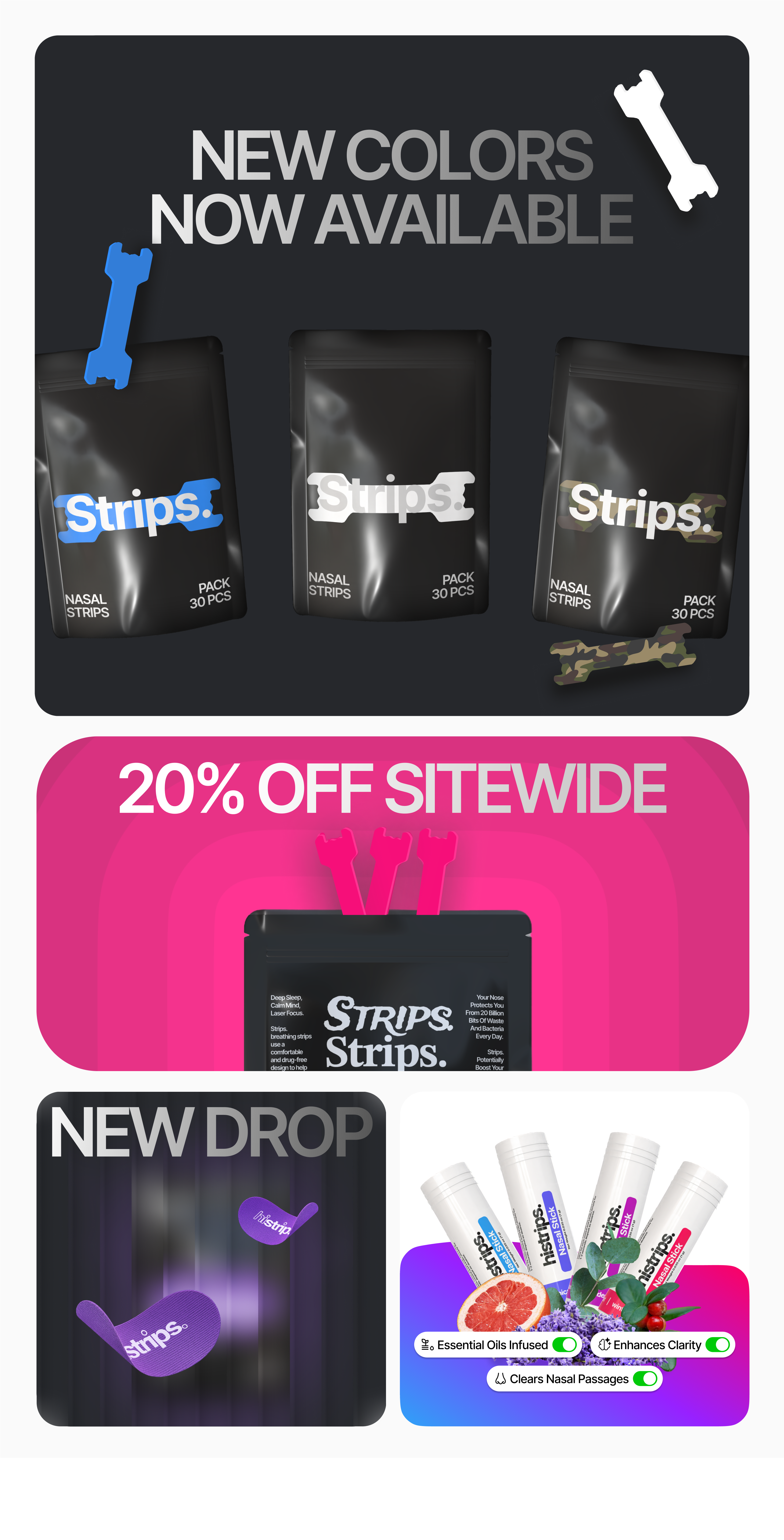 New HiStrips collection in more colors - 20% OFF
