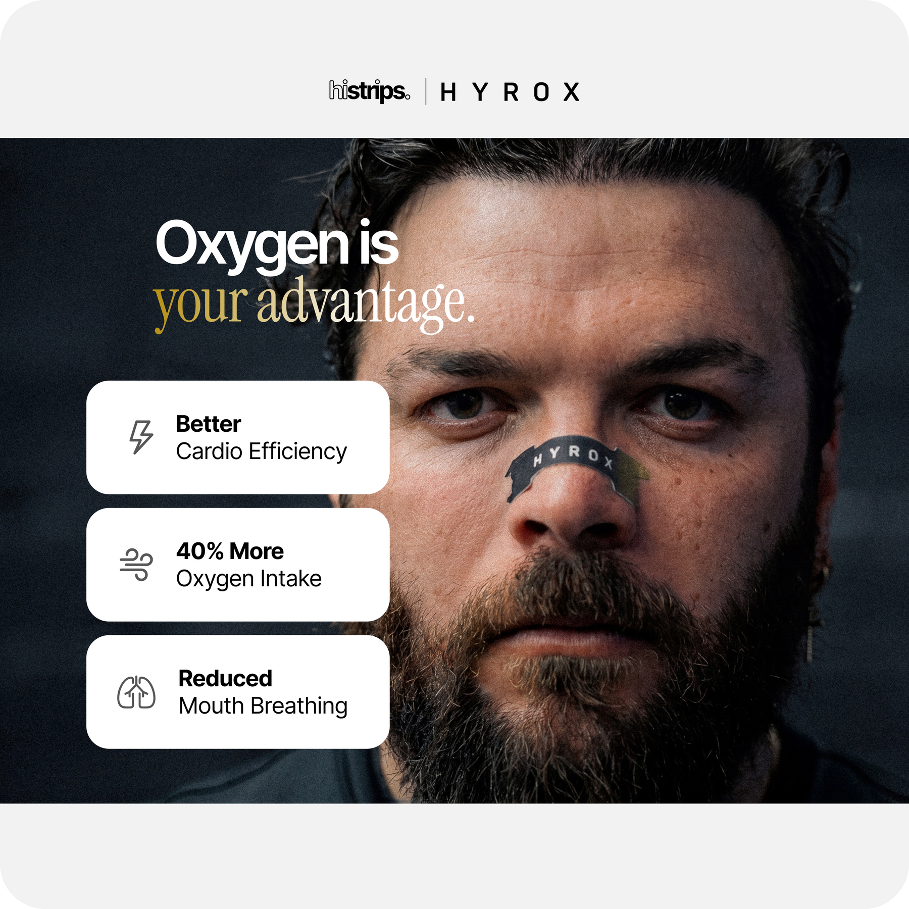 HiStrips x HYROX Black Edition Nasal Strips