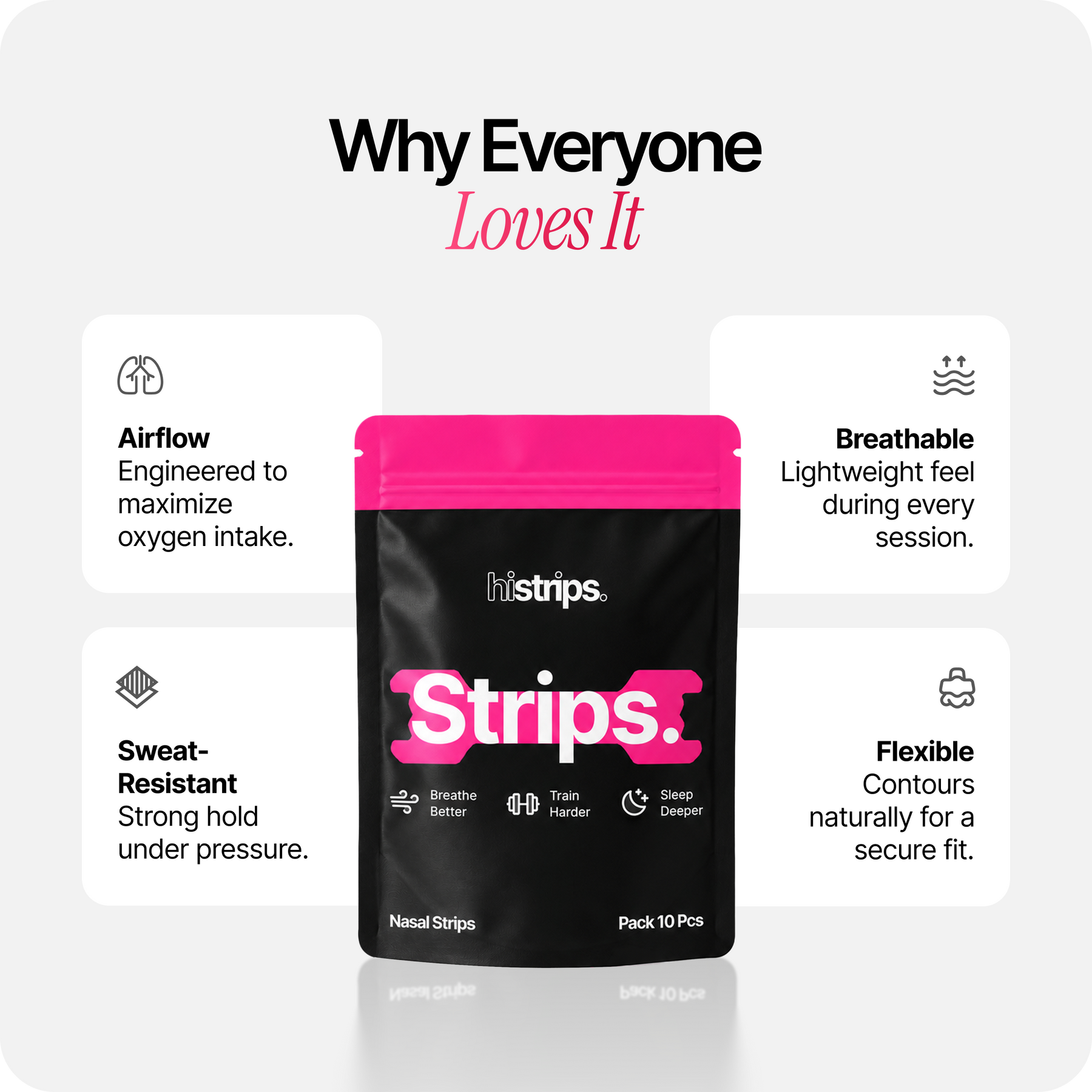 Pink Nasal Strips