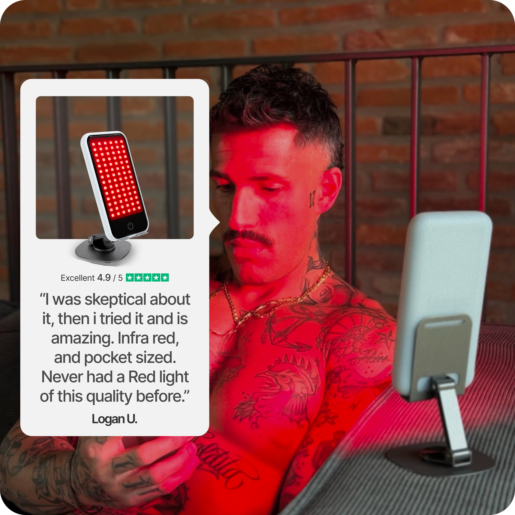Red & Infrared Light Panel