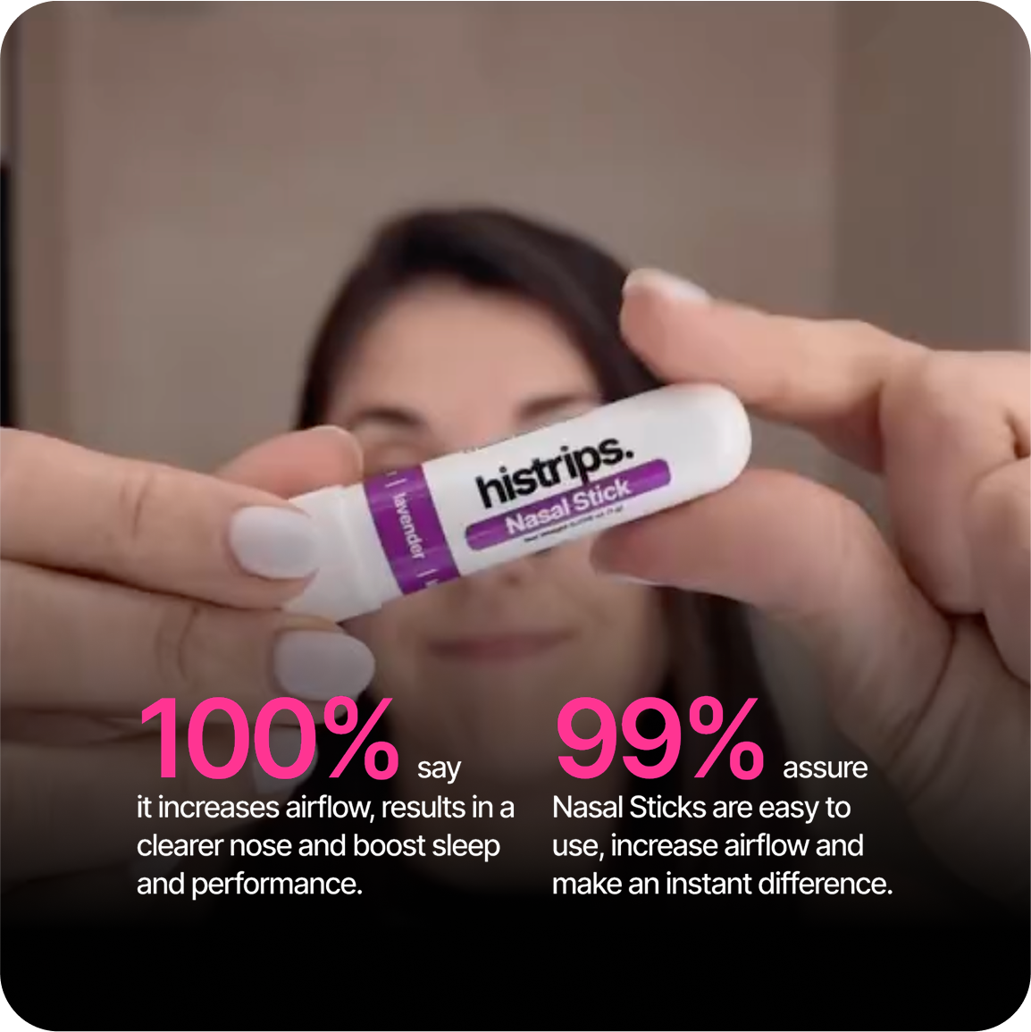 HISTRIPS nasal stick with menthol for improved breathing