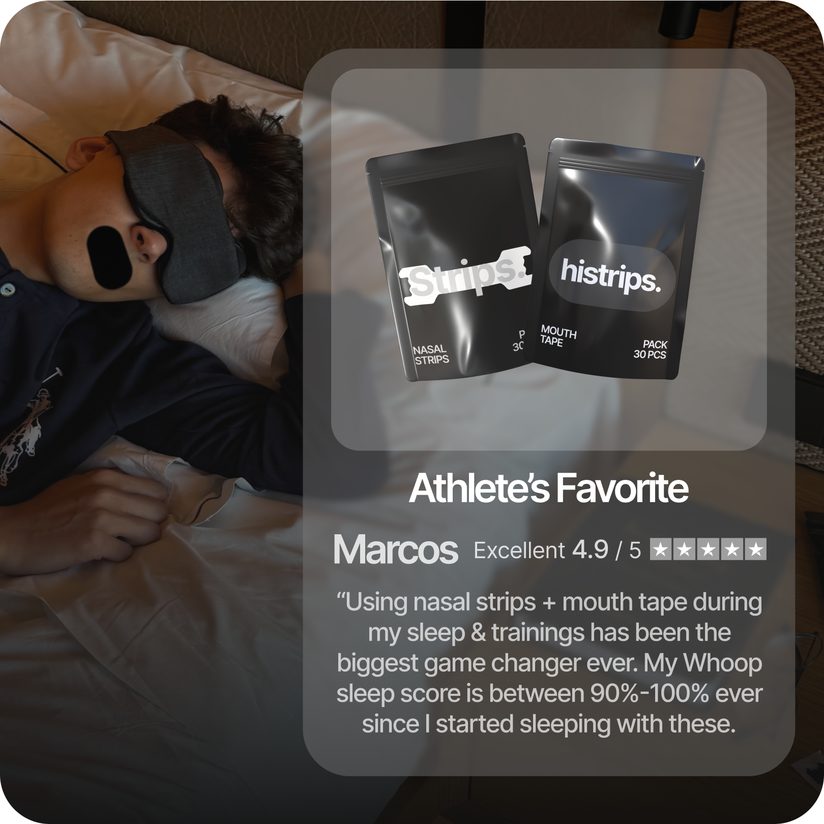 Athlete's Favorite (White Strips)