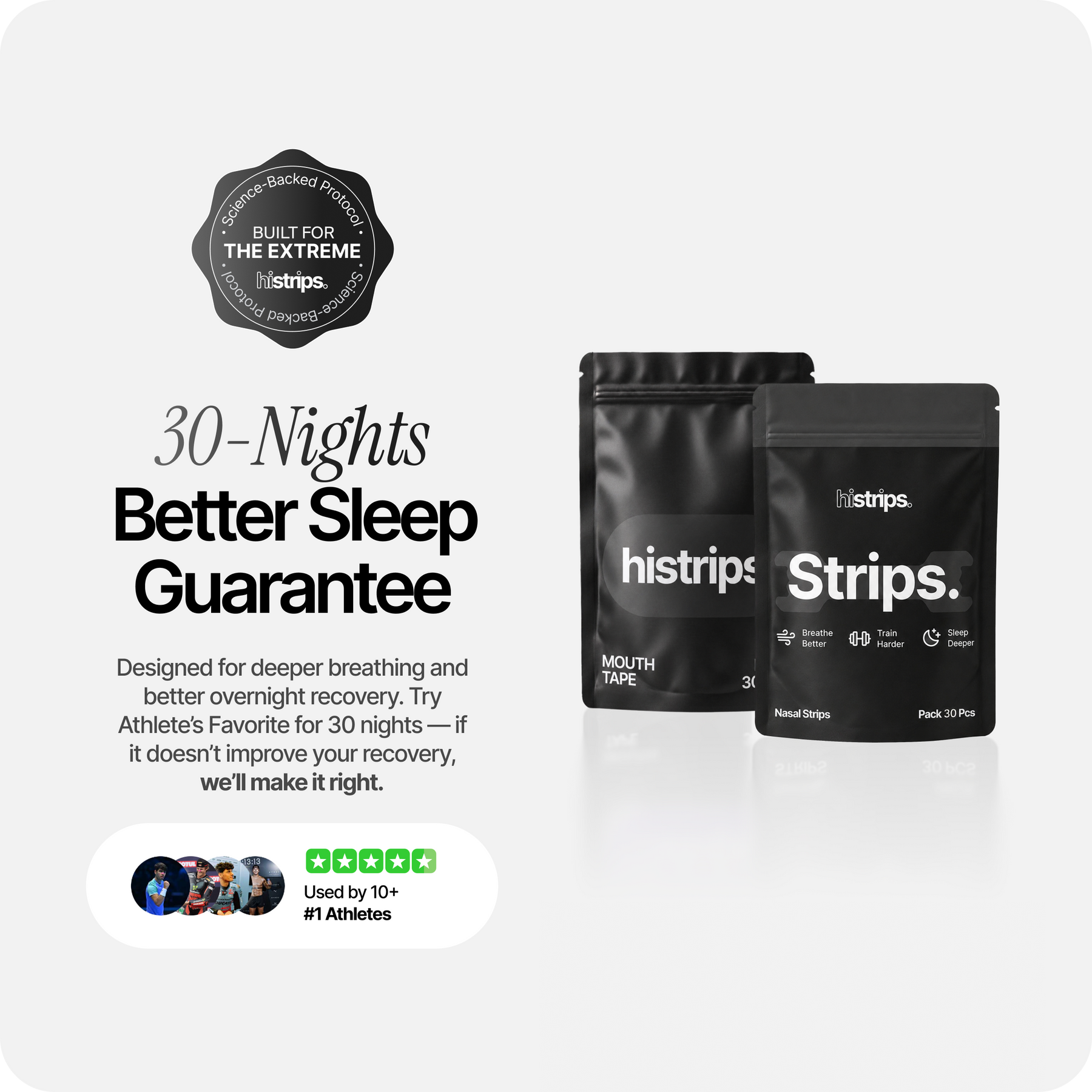 Athlete's Favorite (Black Strips)