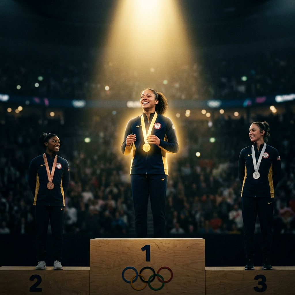 Olympic athlete on podium — recovery hack used by 20+ Olympic athletes