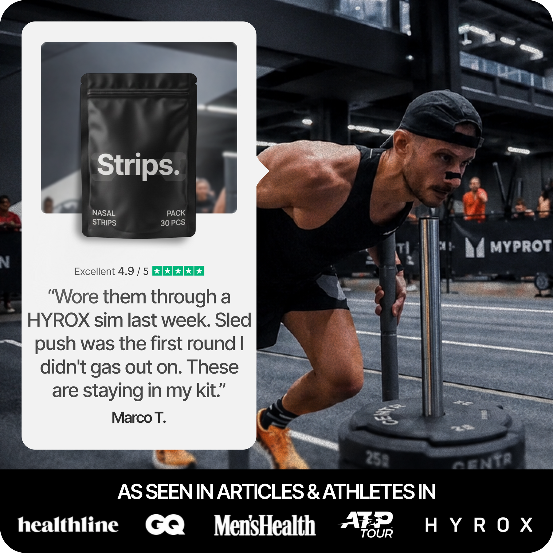 Black Nasal Strips [6-Pack]