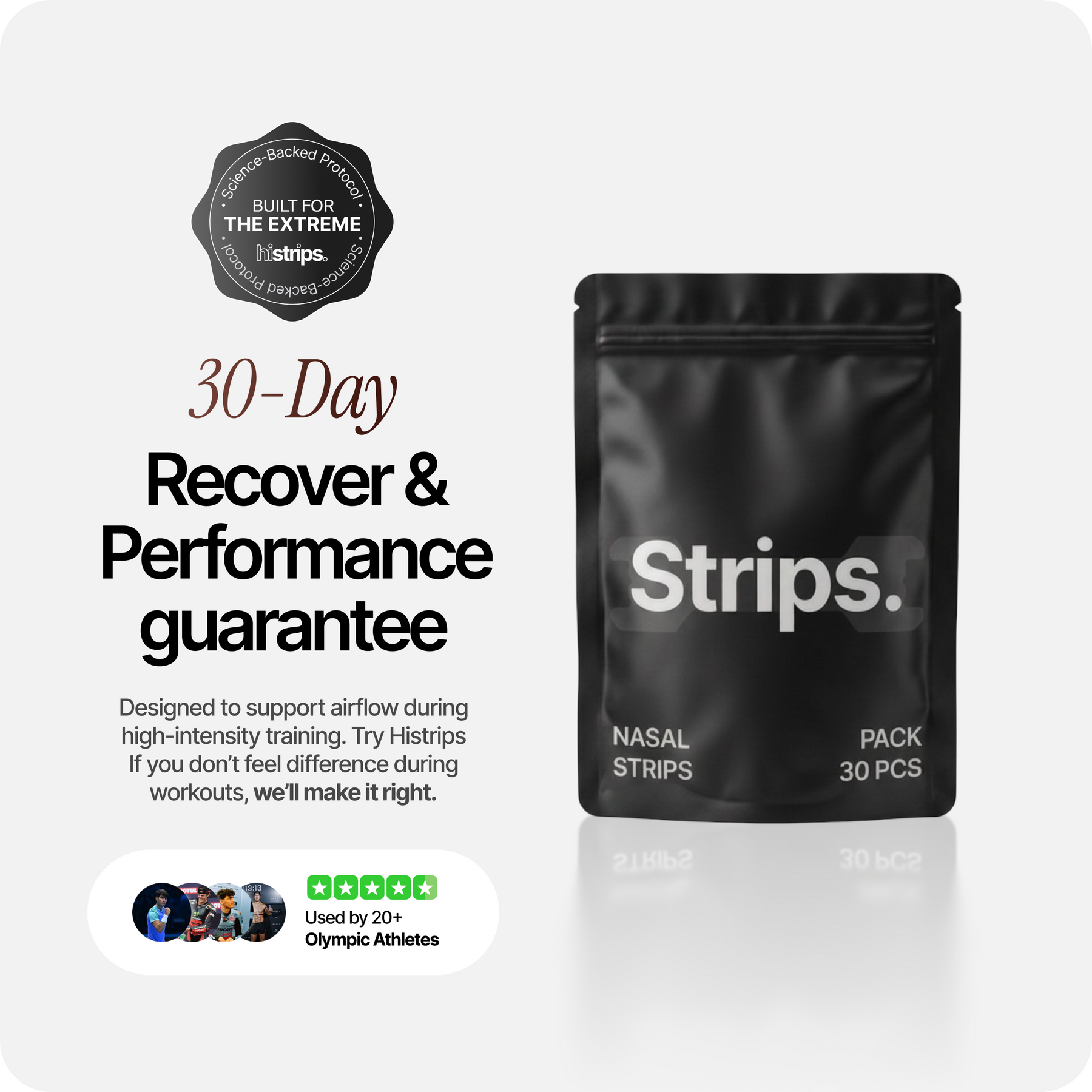 Black Nasal Strips [6-Pack]