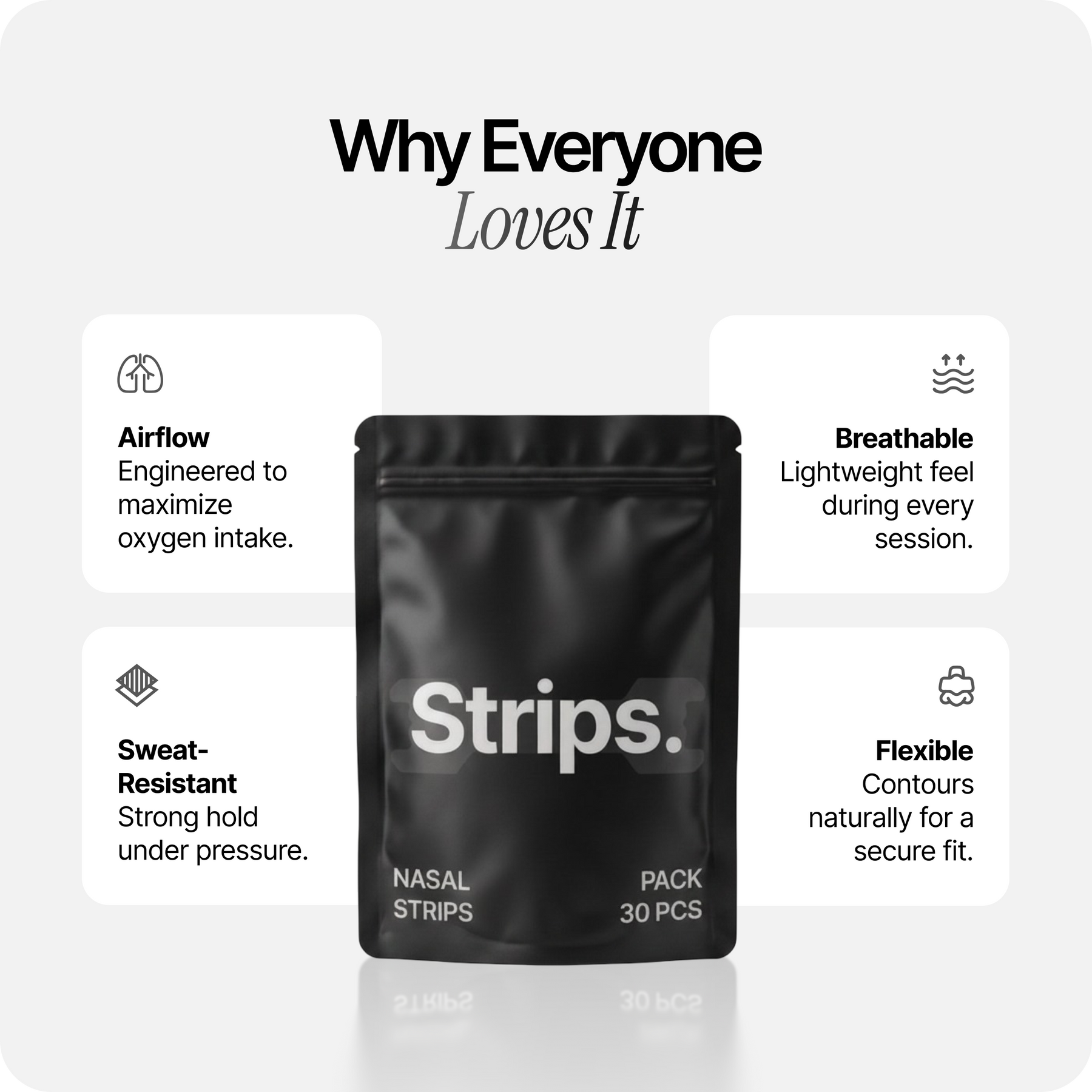 Black Nasal Strips [Year Supply]