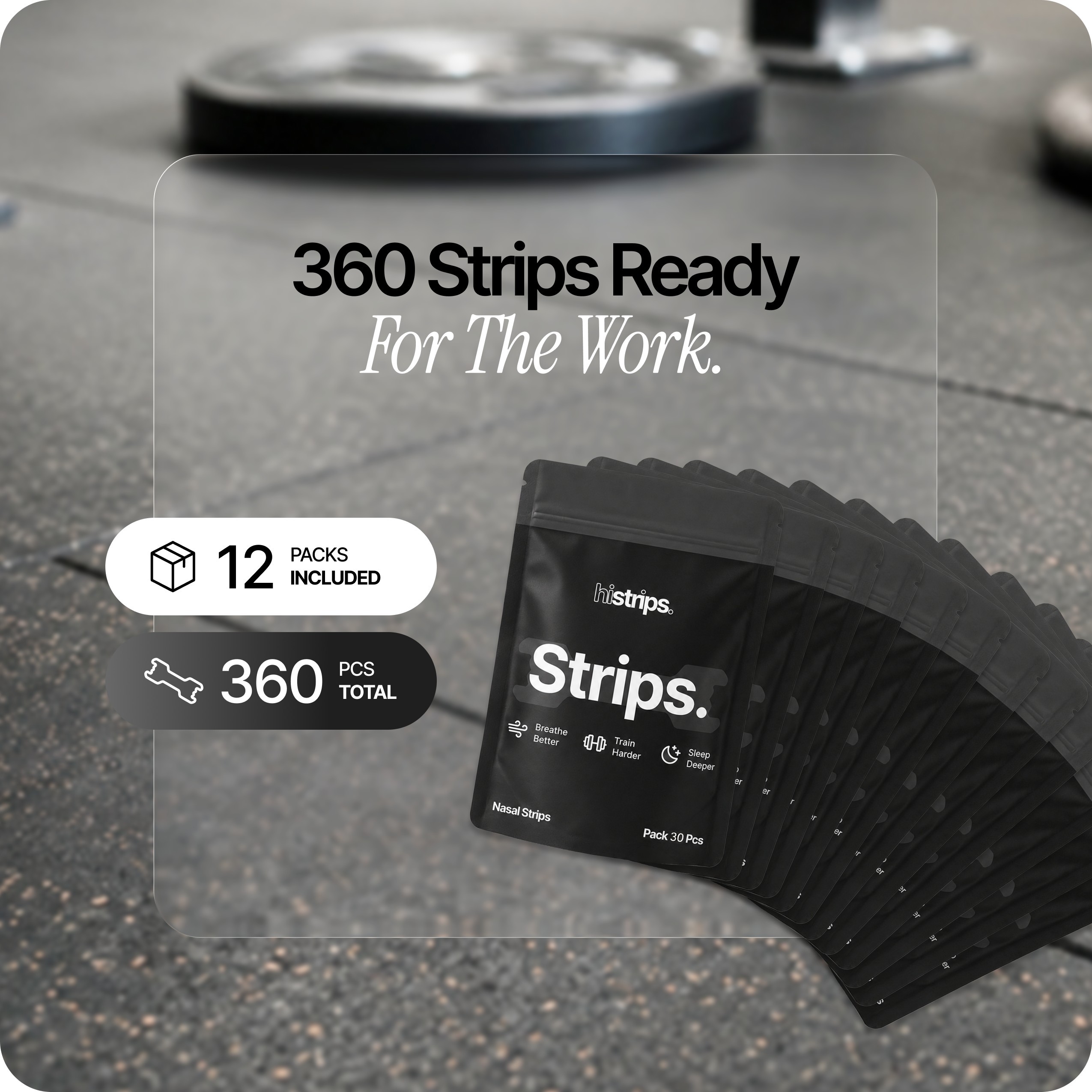 Black Nasal Strips [Year Supply]