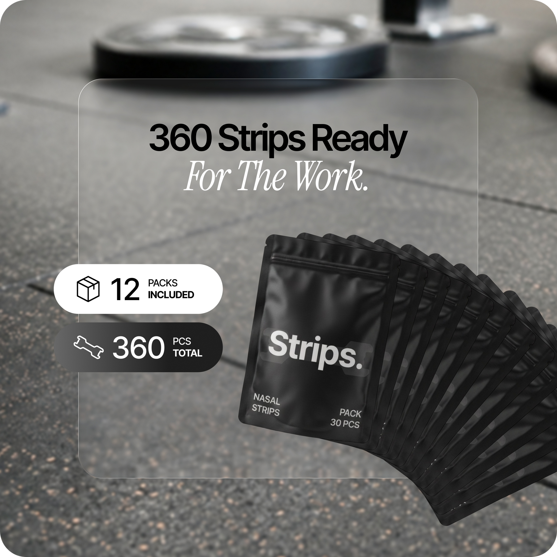 Black Nasal Strips [Year Supply]