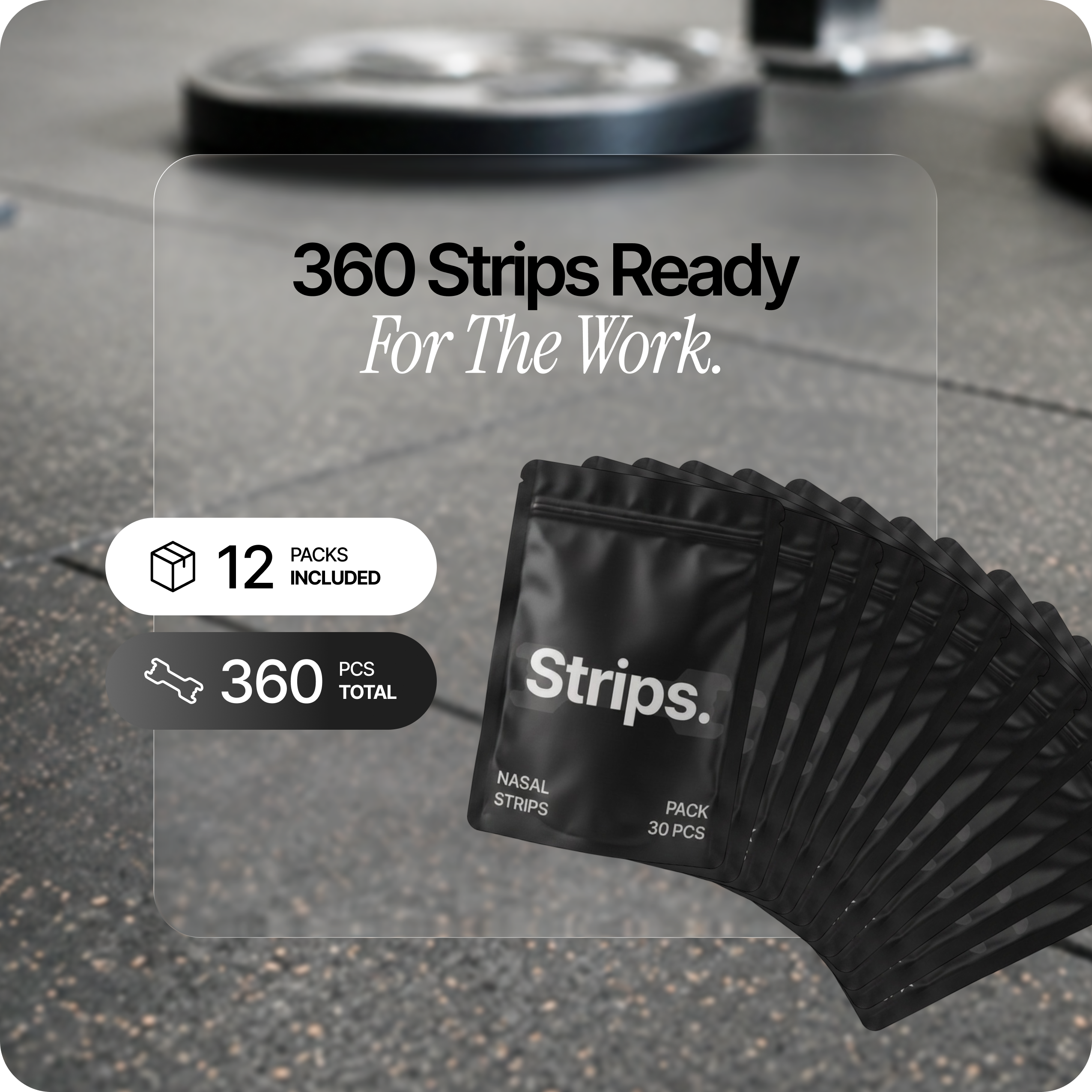 Black Nasal Strips [Year Supply]