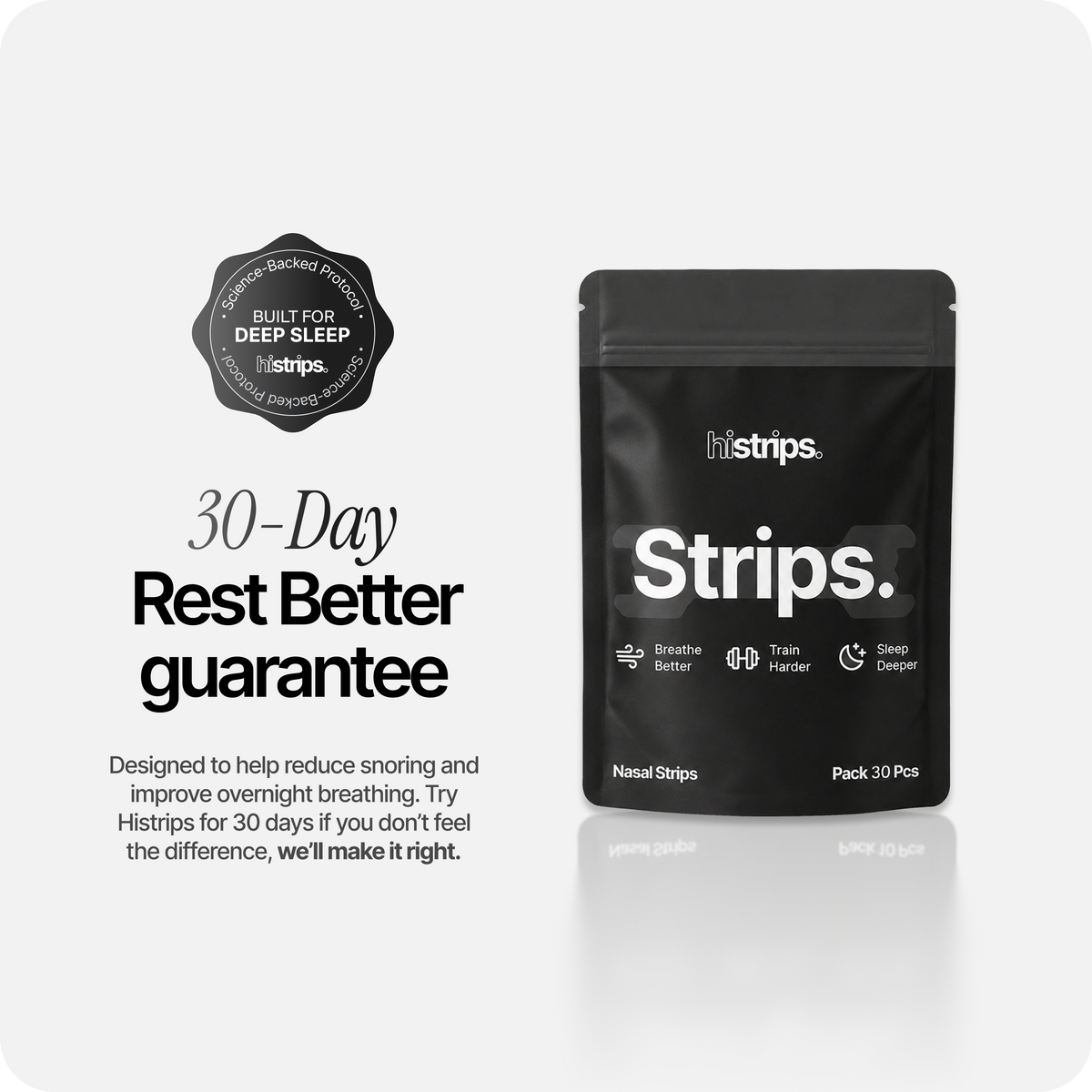 Nasal Sleeping Strips - Black