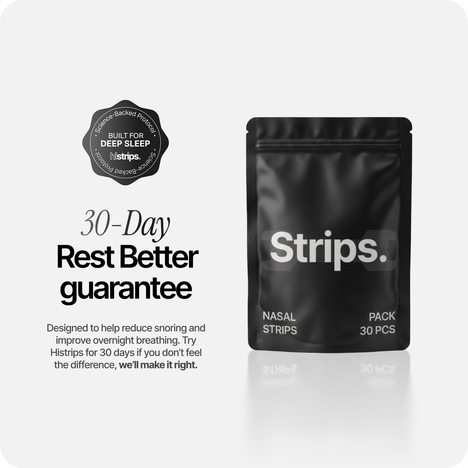 Nasal Sleeping Strips - Black