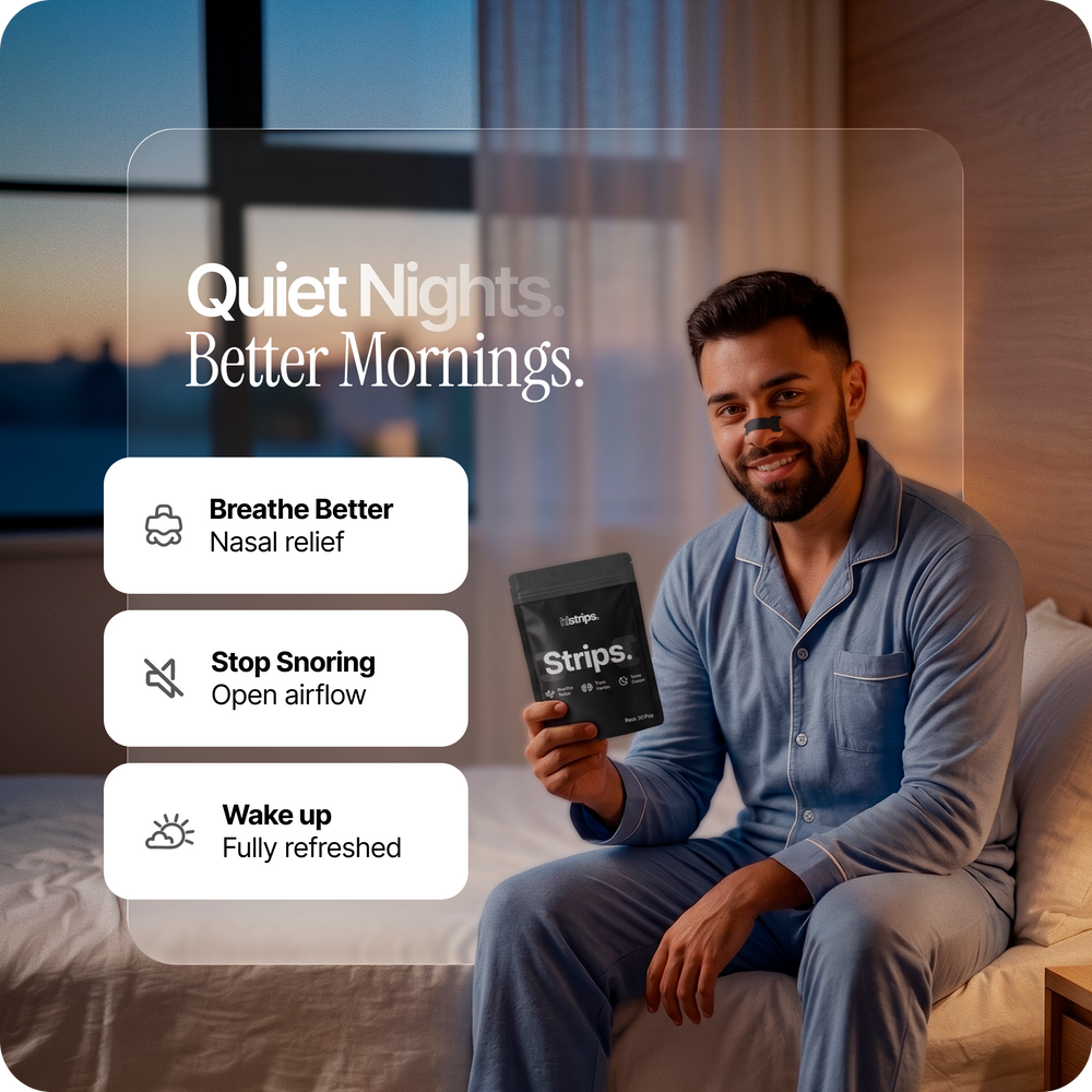 Nasal Sleeping Strips - Black
