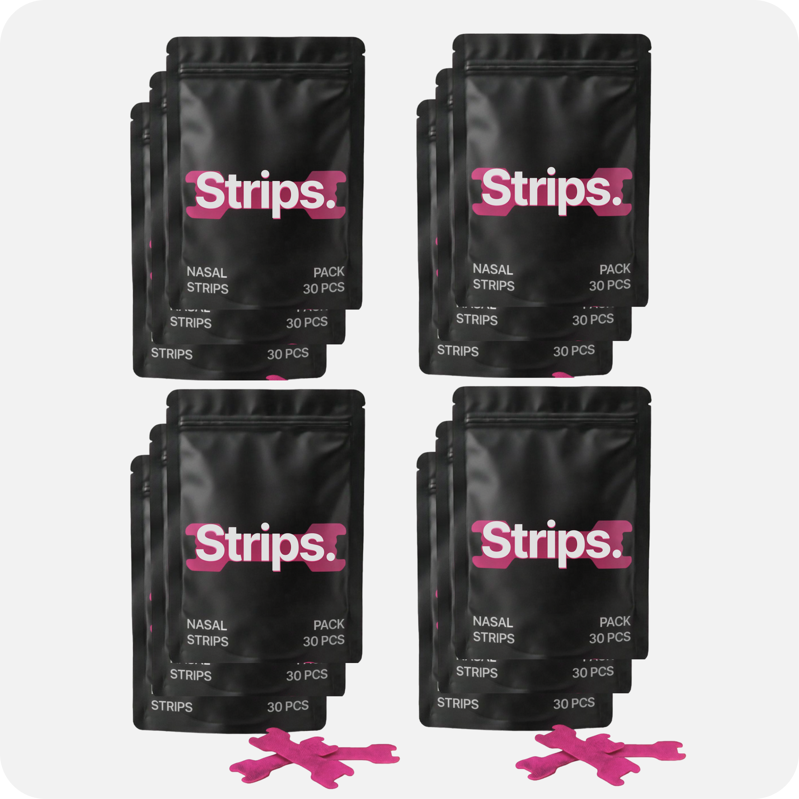 Pink Nasal Strips [YEAR SUPPLY]