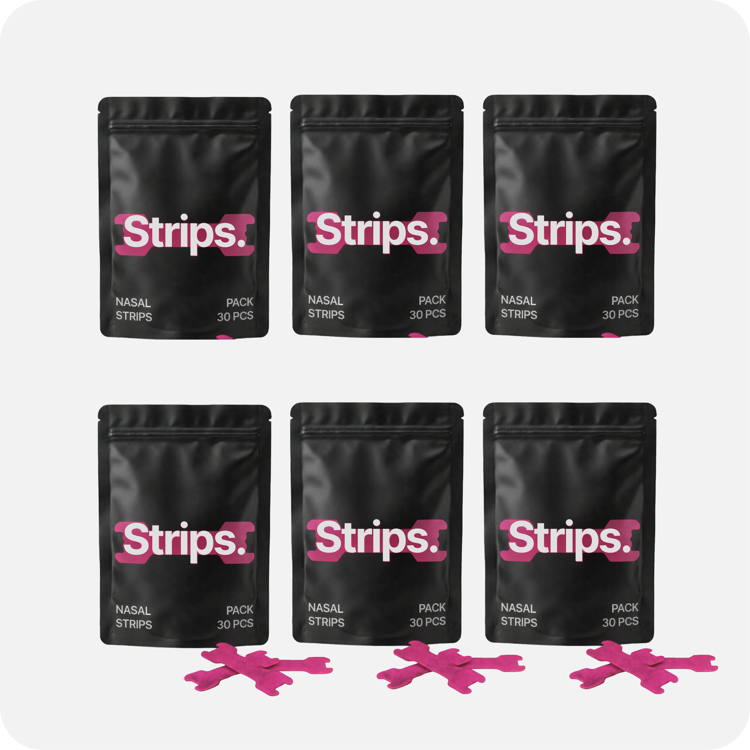 Pink Nasal Strips [6-Pack] product image
