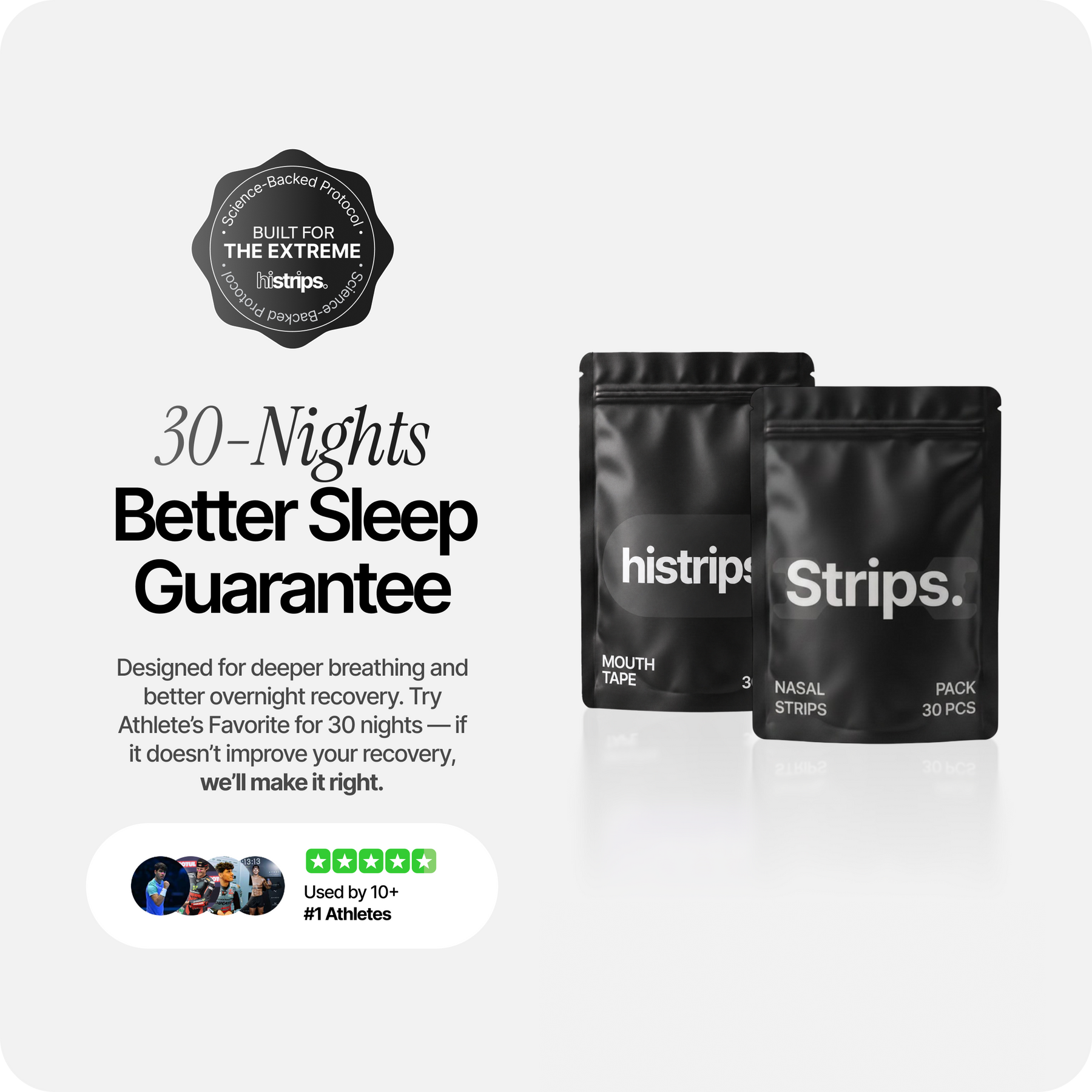 Athlete's Favorite (Black Strips)