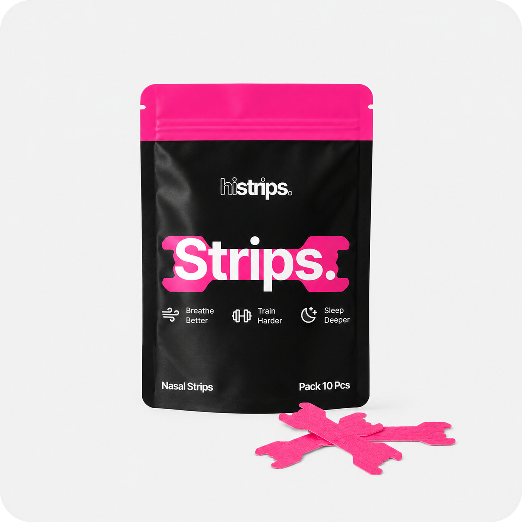 Pink Nasal Strips