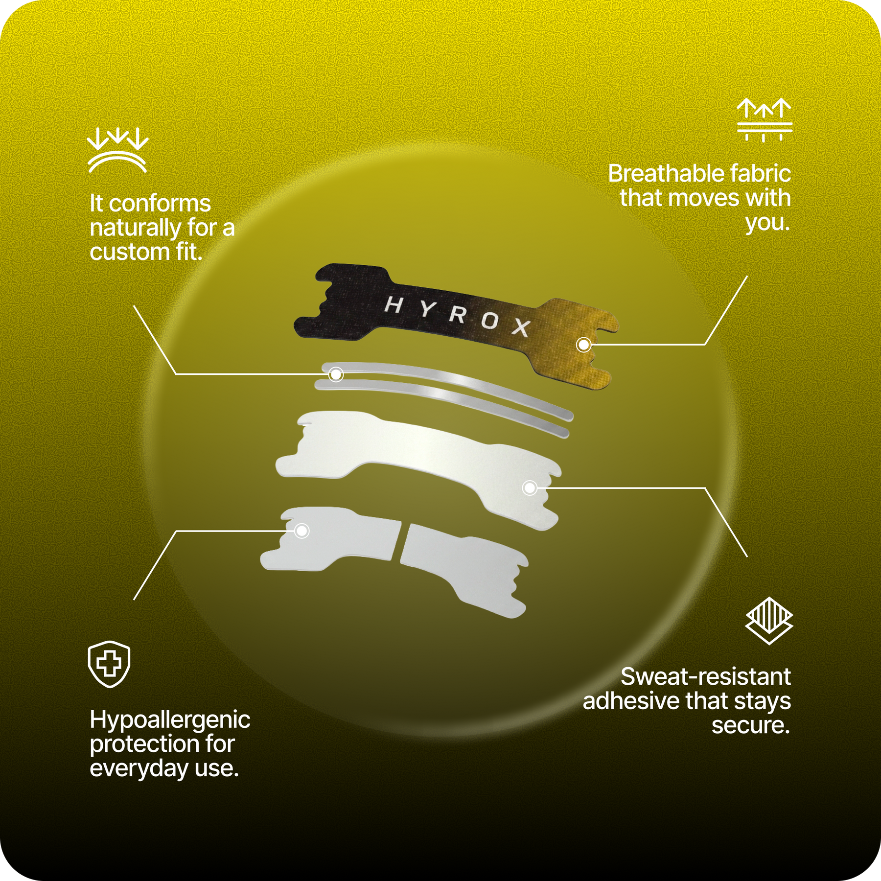 HiStrips x HYROX Black Edition Nasal Strips