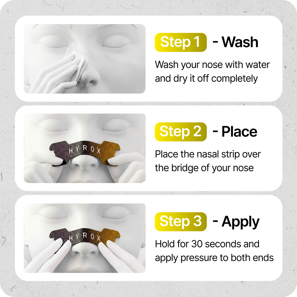 HiStrips x HYROX Black Edition Nasal Strips