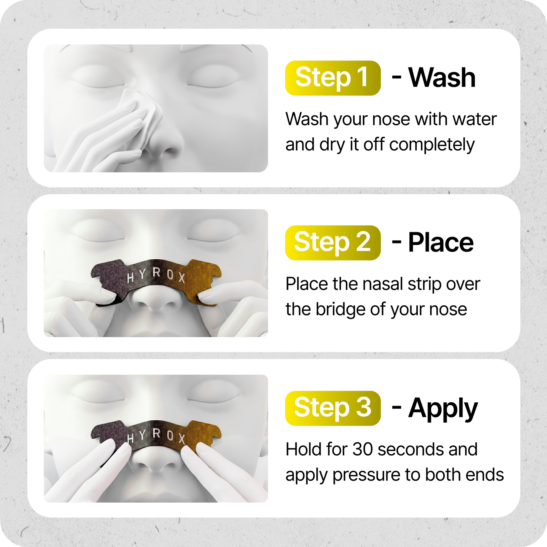 HiStrips x HYROX Black Edition Nasal Strips