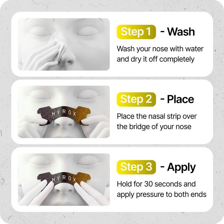 HiStrips x HYROX Black Edition Nasal Strips