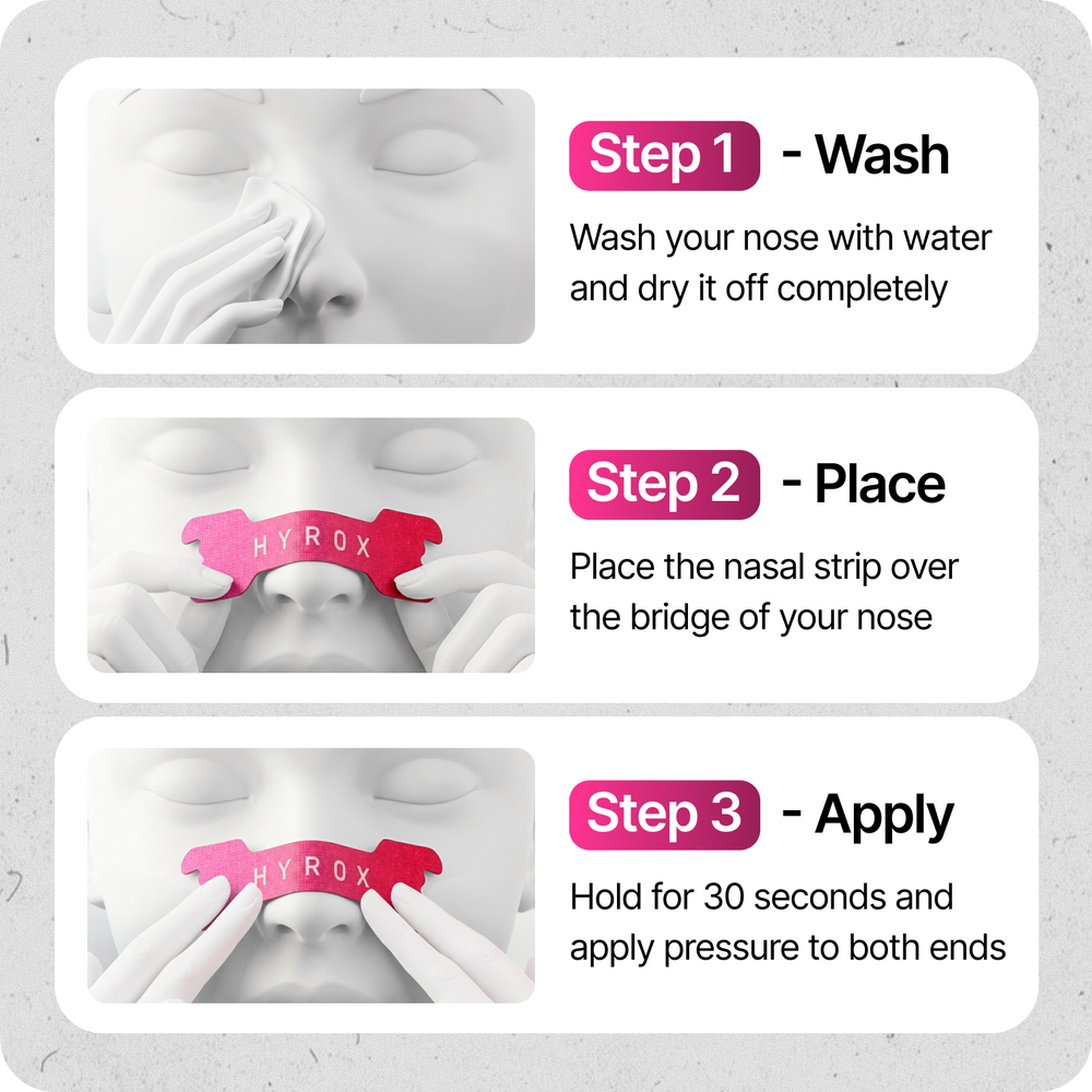 HiStrips x HYROX Pink Edition Nasal Strips