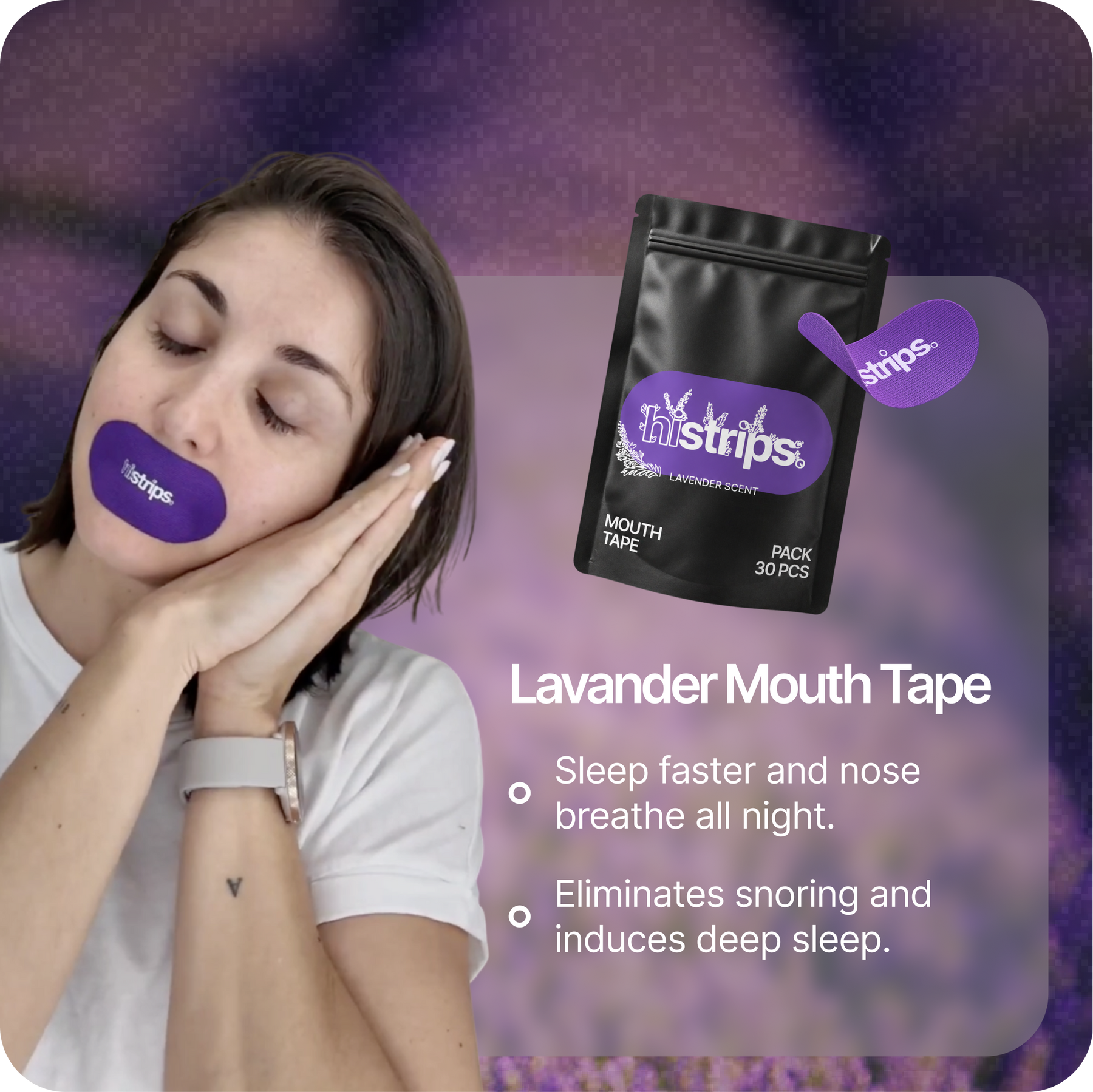 Lavender Mouth Tape [6-Pack] product image