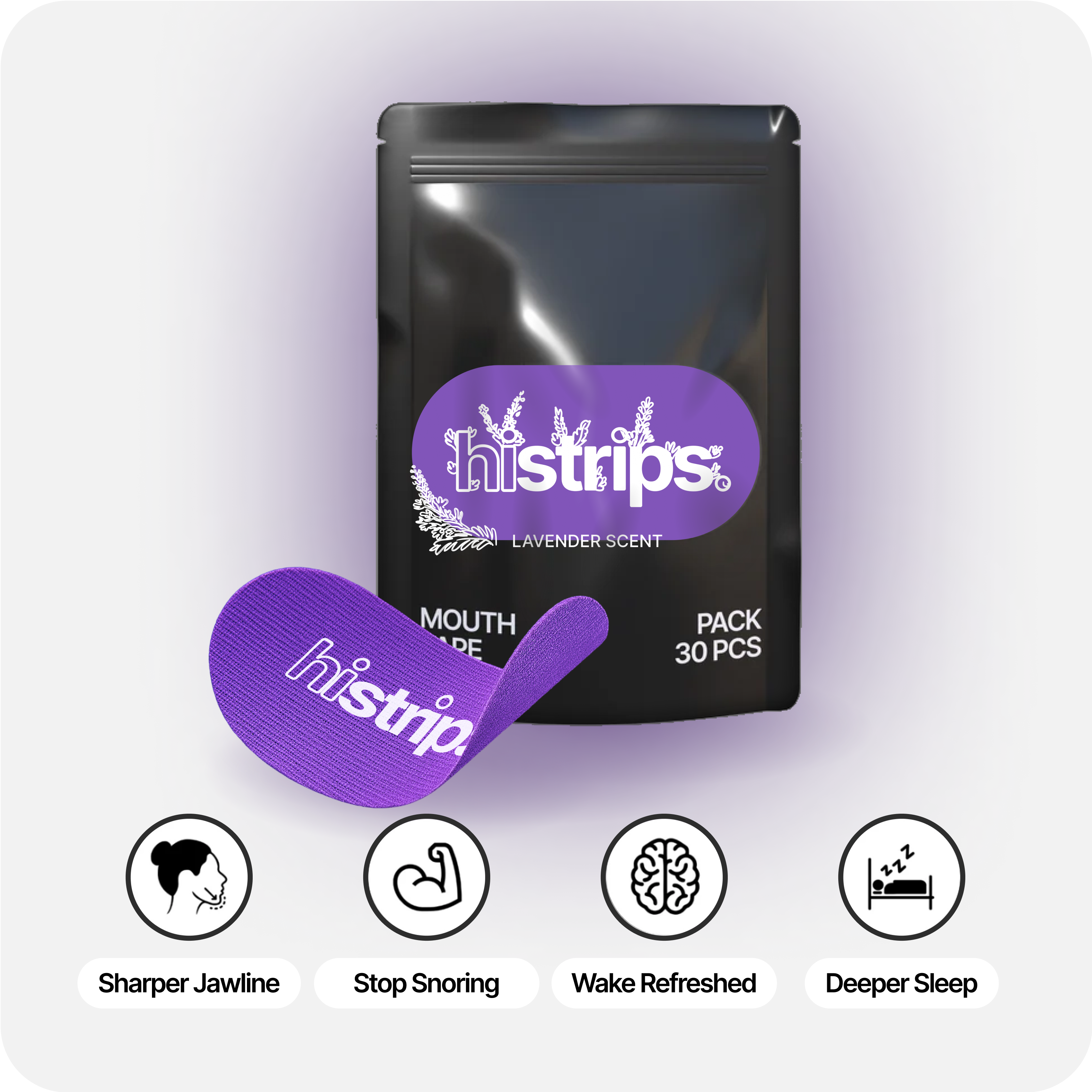 Soothing mouth tape for travelers: prevents snoring and improves in-flight relaxation