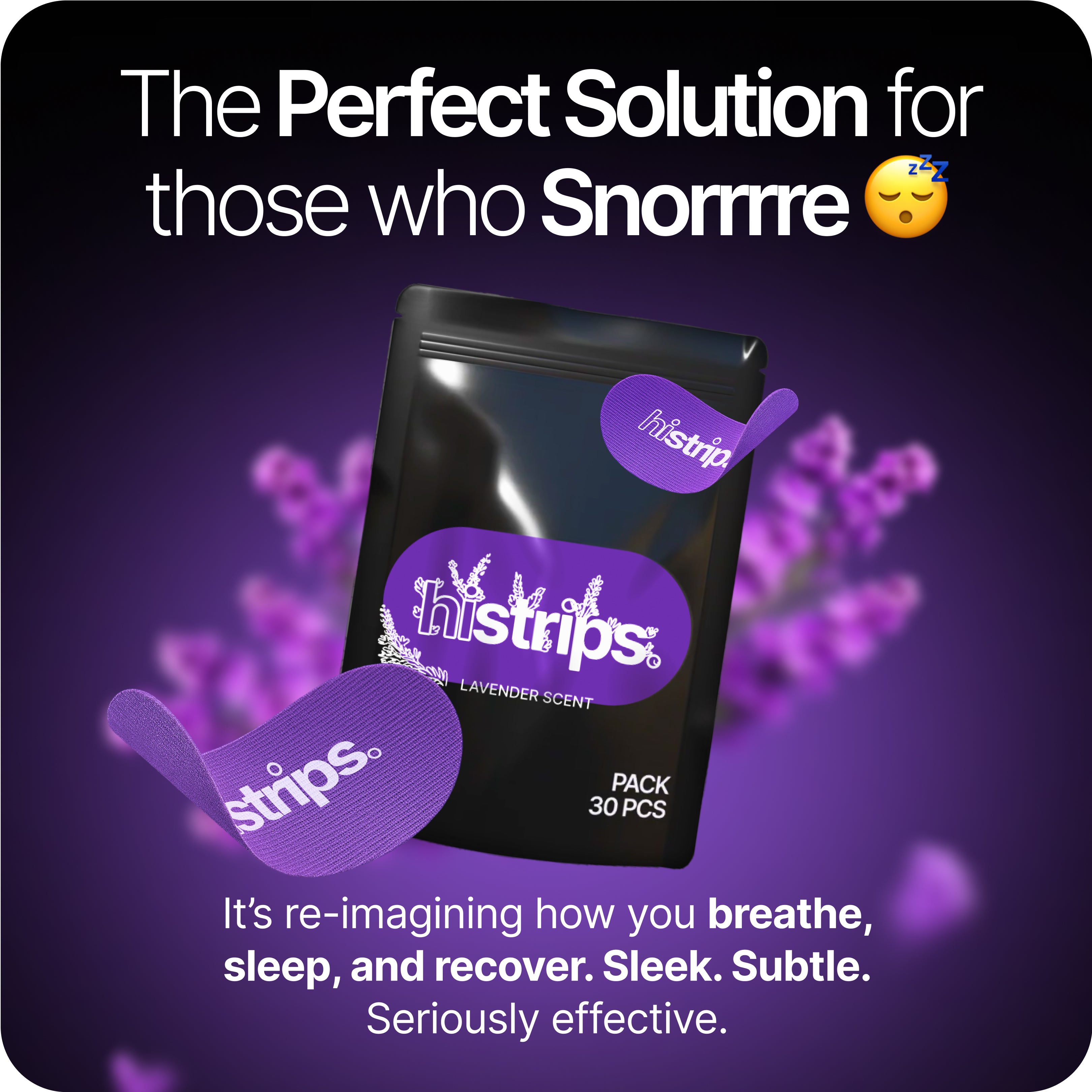 Lavender Mouth Tape HiStrips