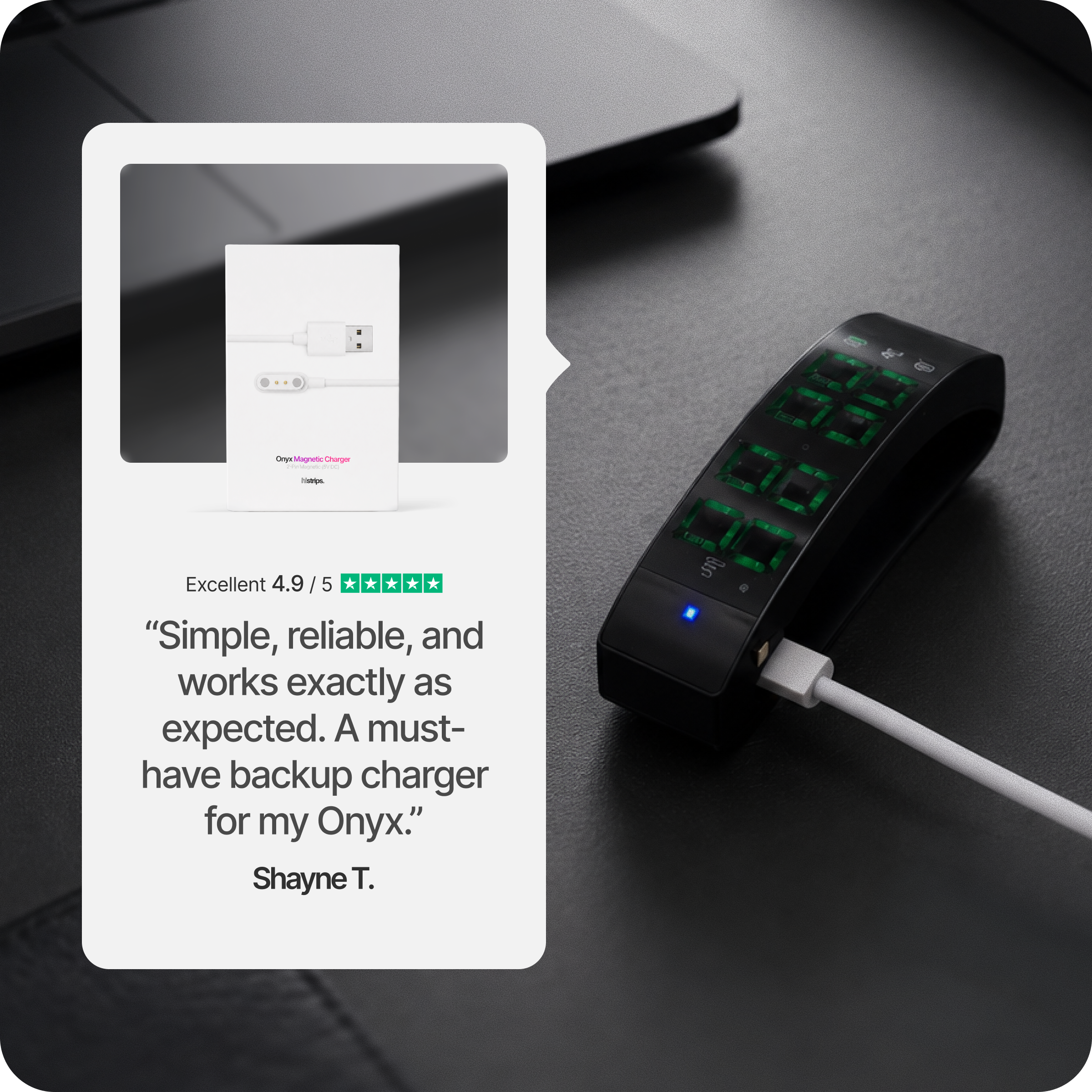 Extra Onyx Magnetic Charger