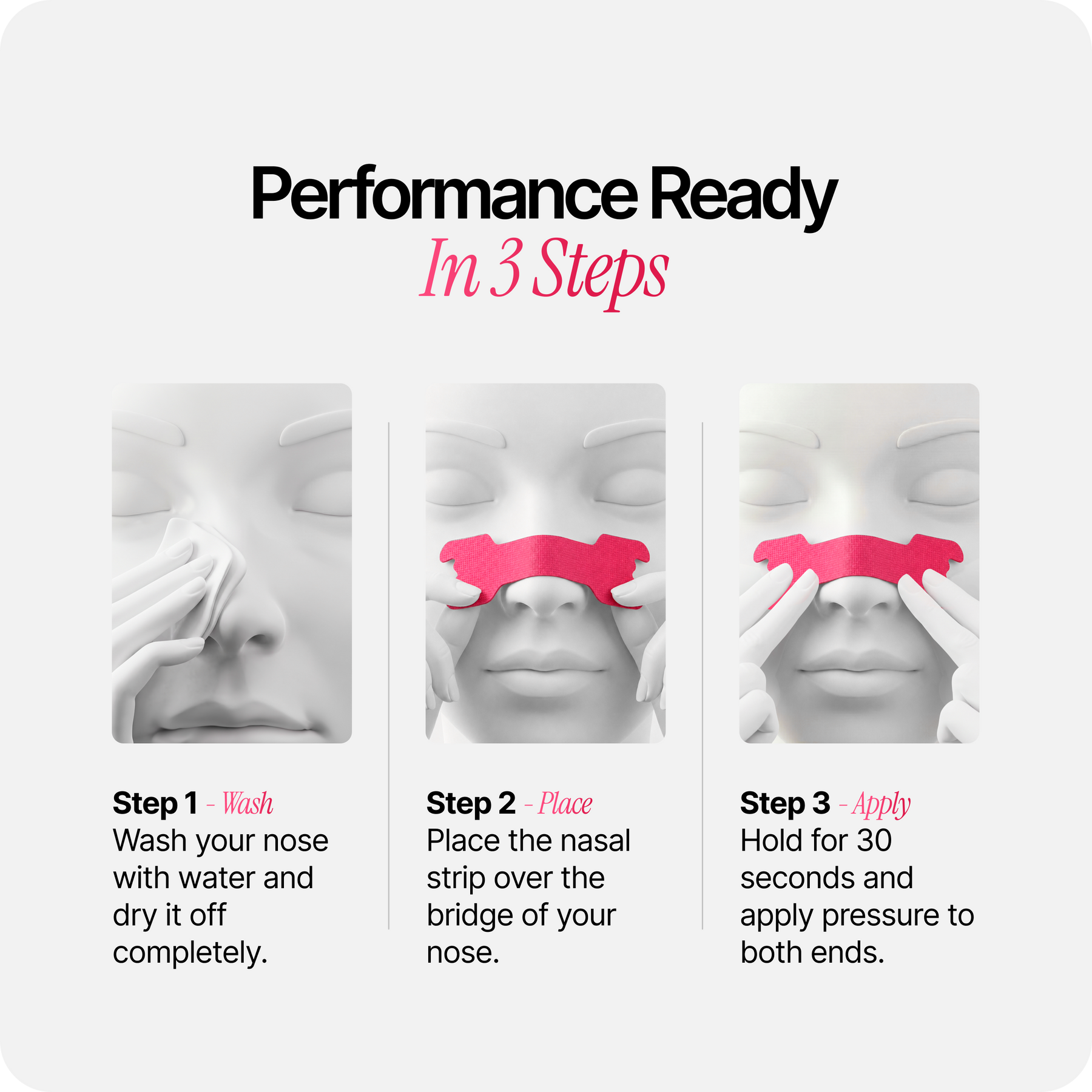 Pink Nasal Strips [6-Pack]