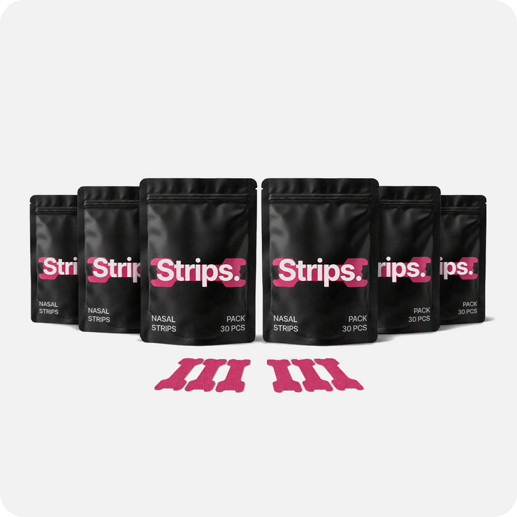 Pink Nasal Strips [6-Pack]