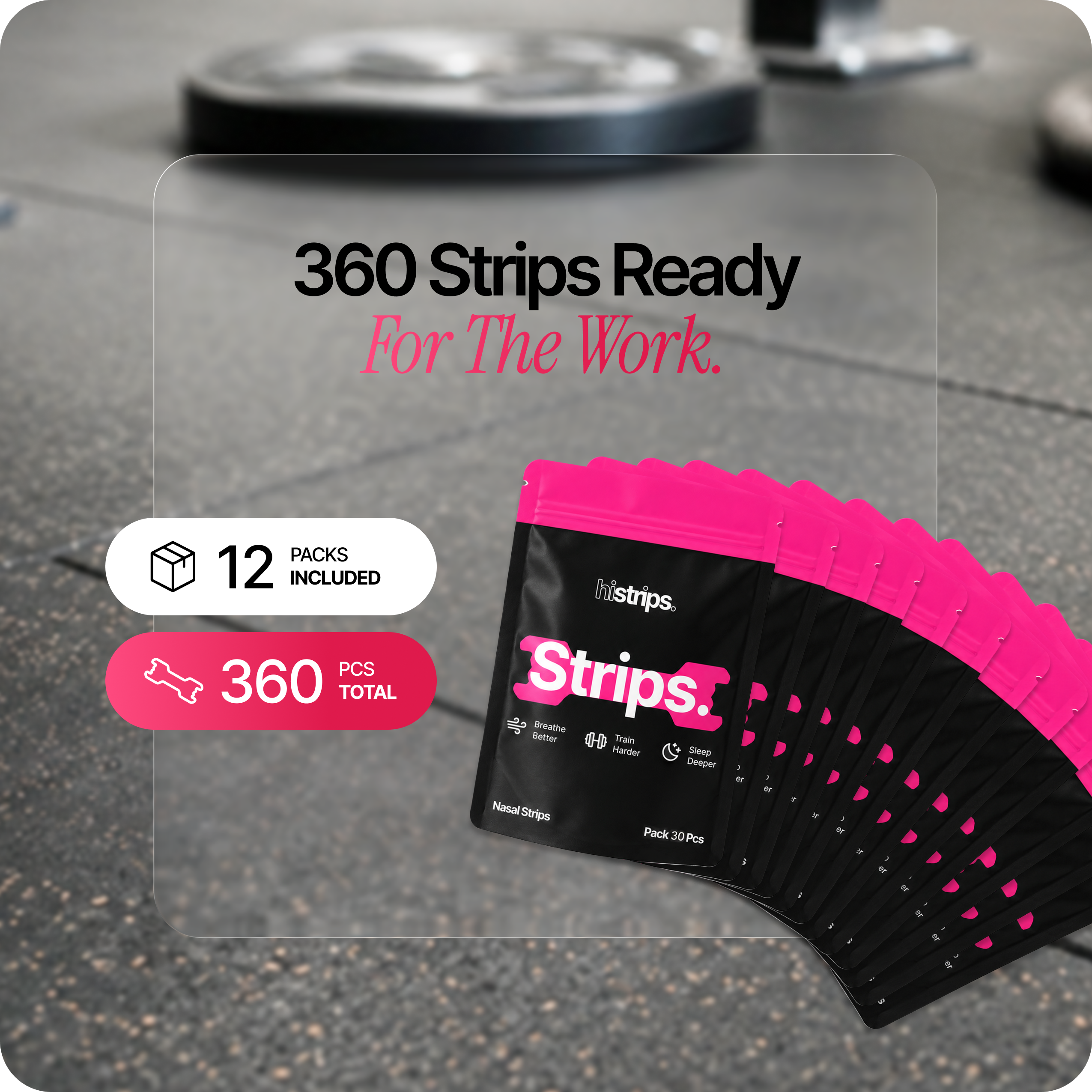 Pink Nasal Strips [Year Supply]
