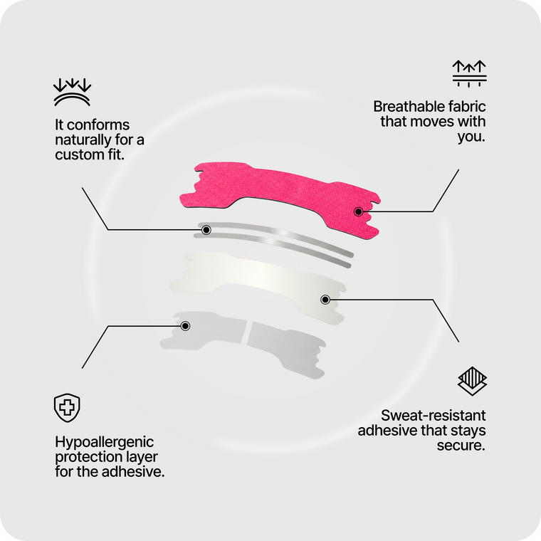Pink Nasal Strips