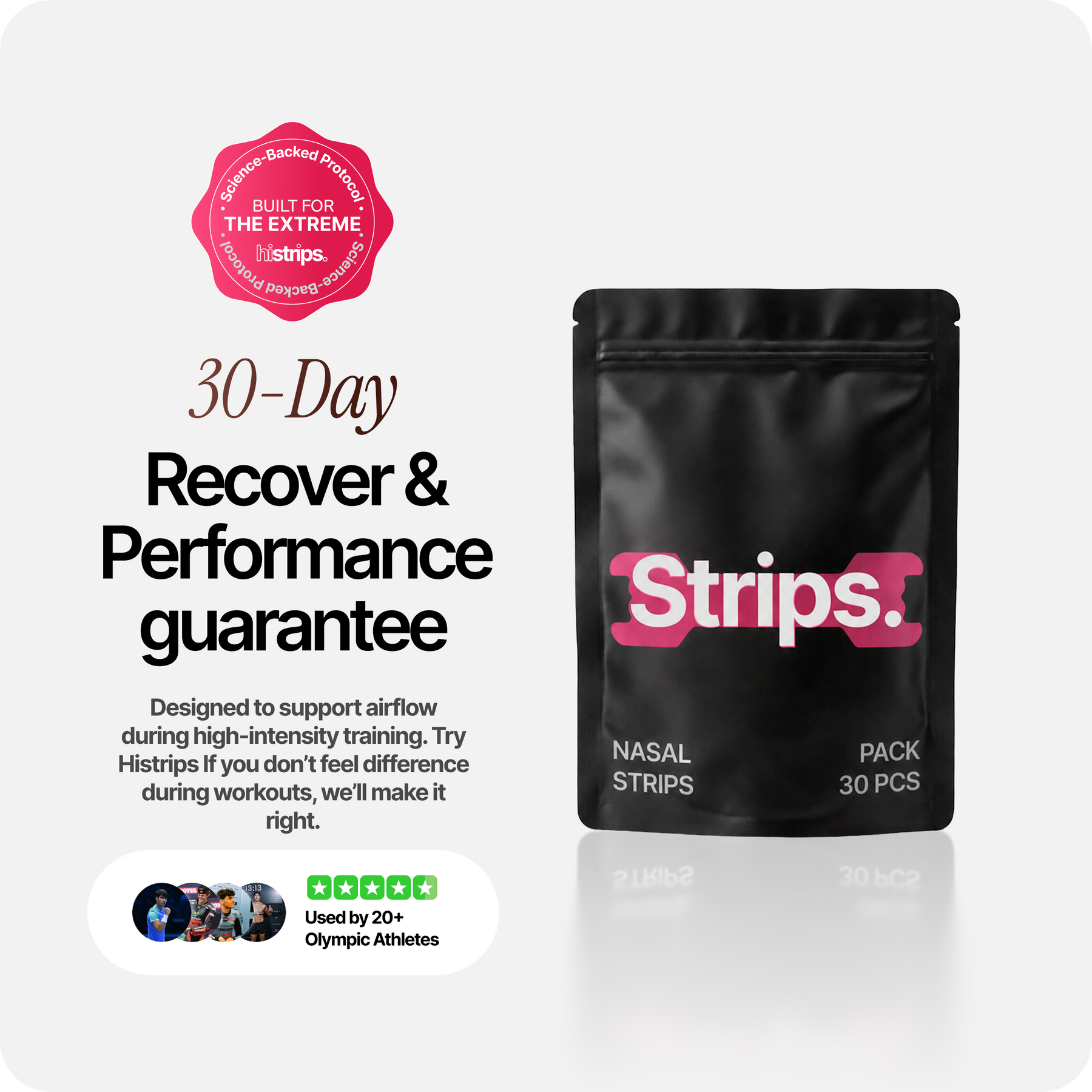 Pink Nasal Strips [Year Supply]