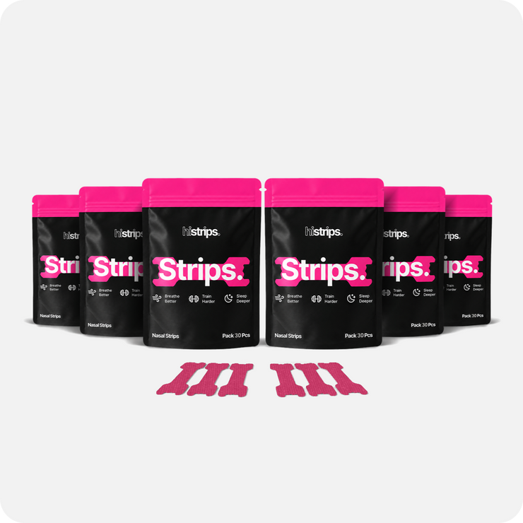 Pink Nasal Strips [6-Pack]