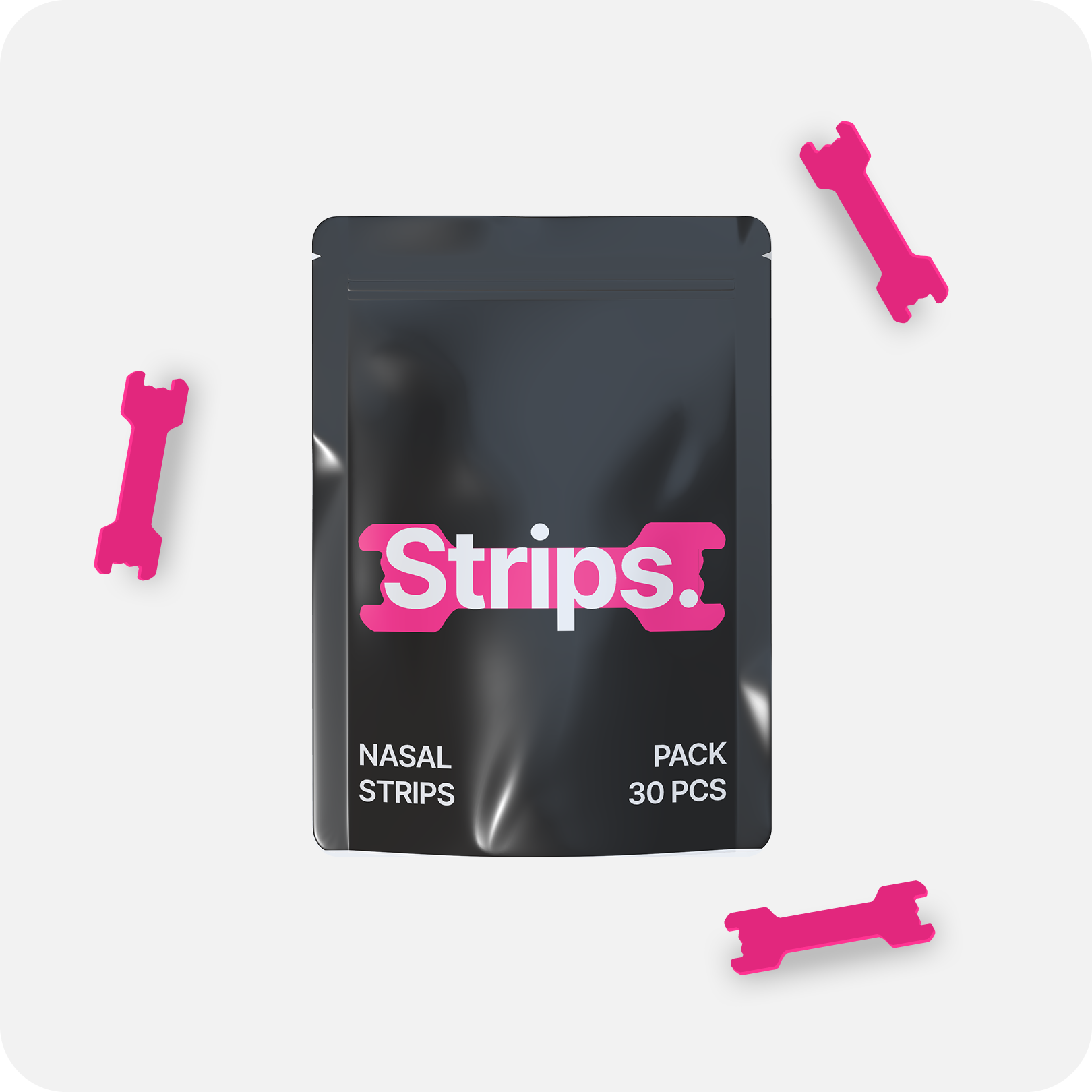 Pink Nasal Strips