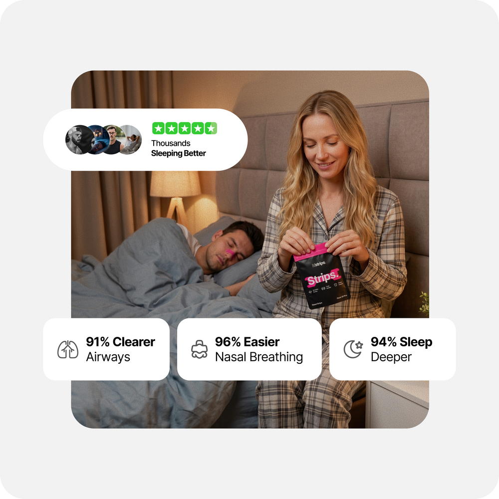 Nasal Sleeping Strips - Pink