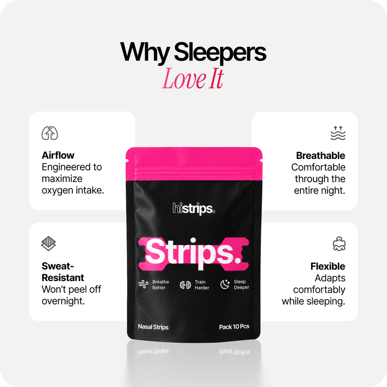 Nasal Sleeping Strips - Pink