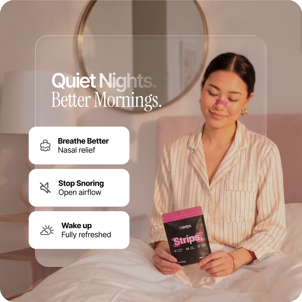 Nasal Sleeping Strips - Pink