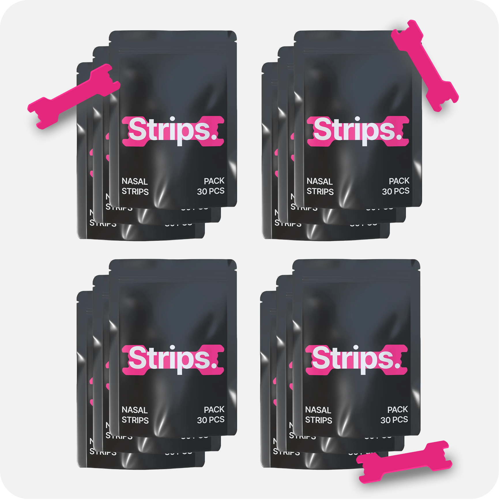 Pink Nasal Strips [YEAR SUPPLY]
