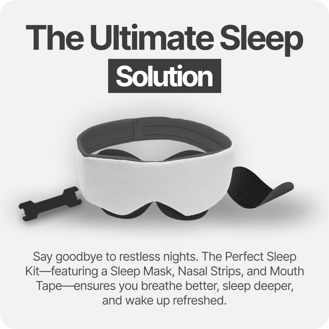 Perfect Sleep Kit (Pearl White Sleep Mask)