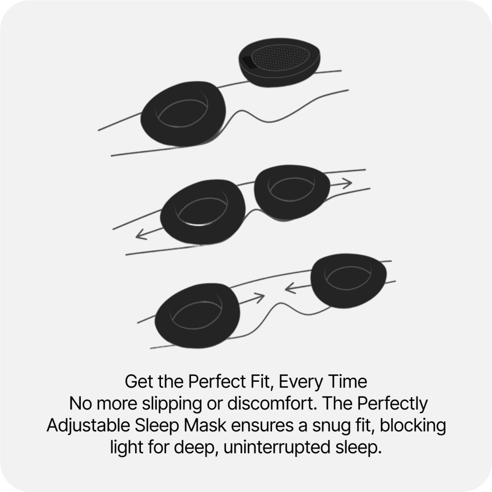 Eclipse Sleep Mask (Pearl White)