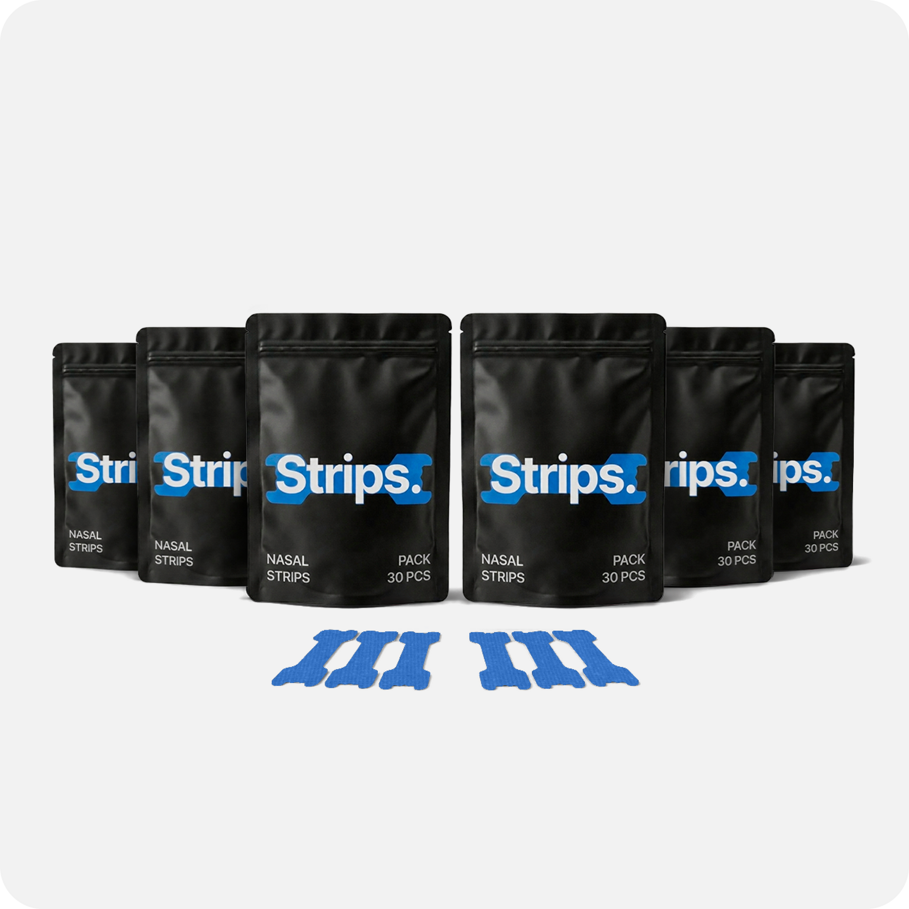 Blue Nasal Strips [6-Pack]