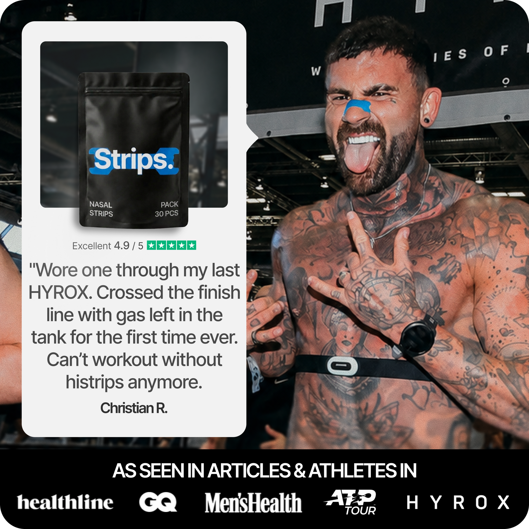 Blue Nasal Strips [Year Supply]