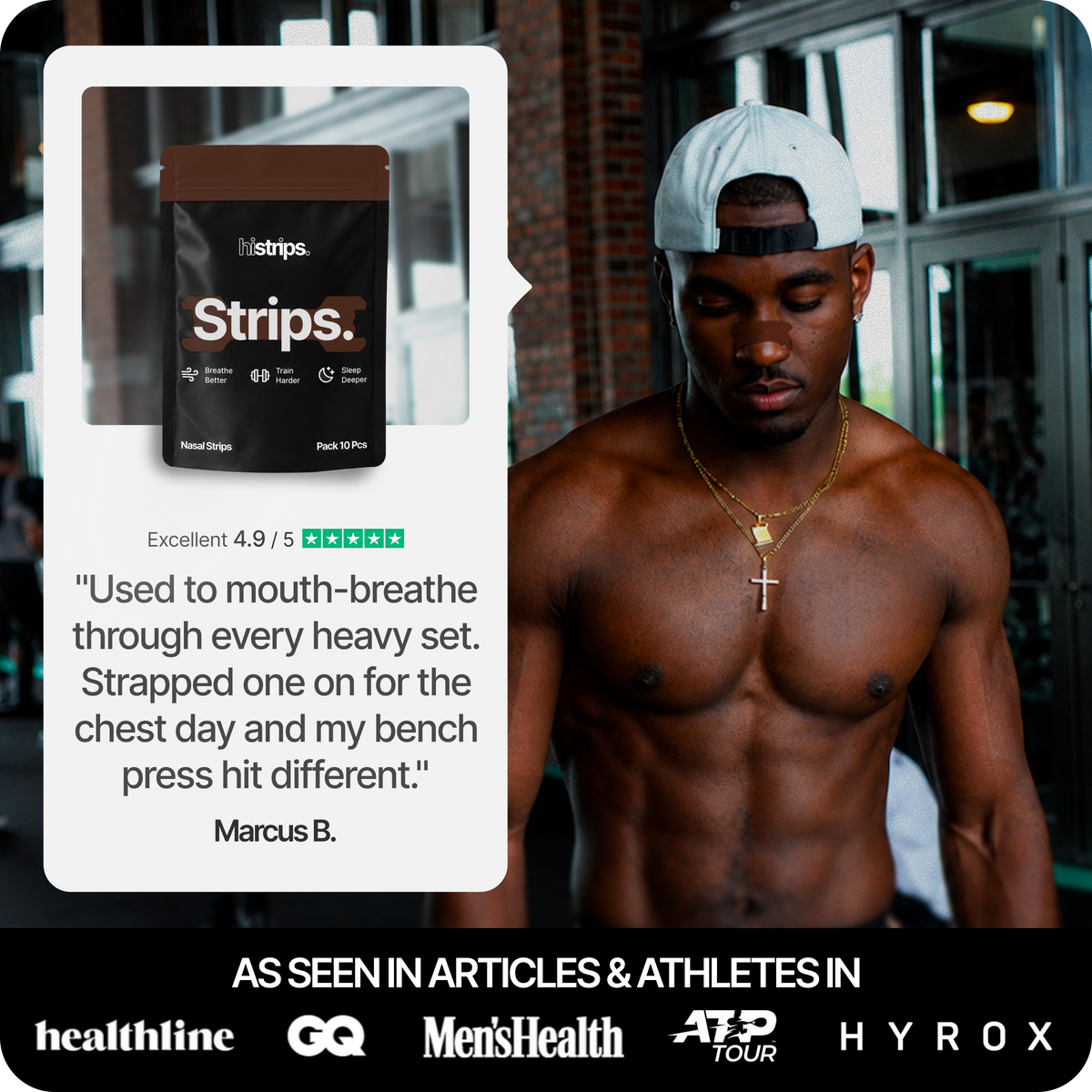 Brown Nasal Strips