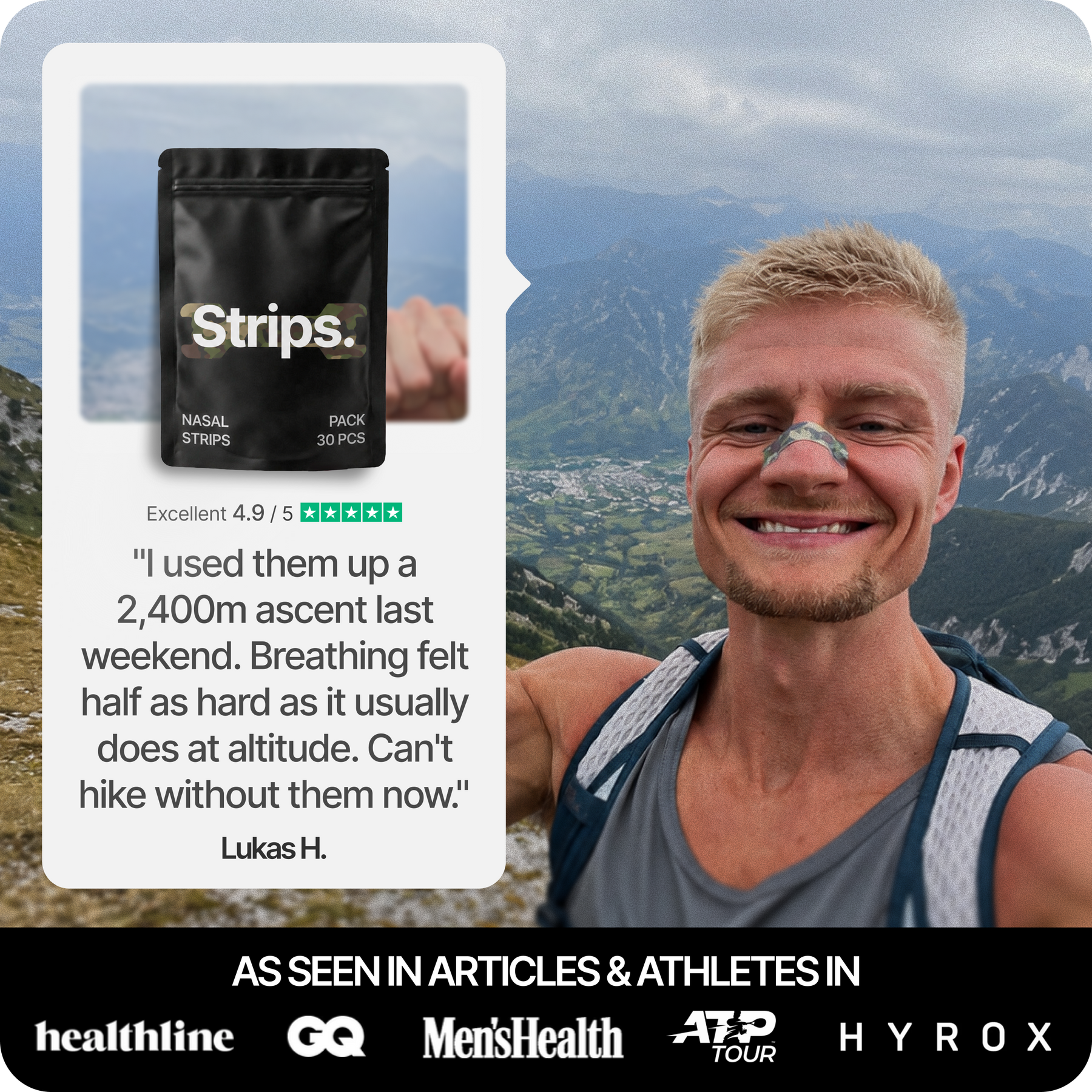 Camo Nasal Strips [6-Pack]