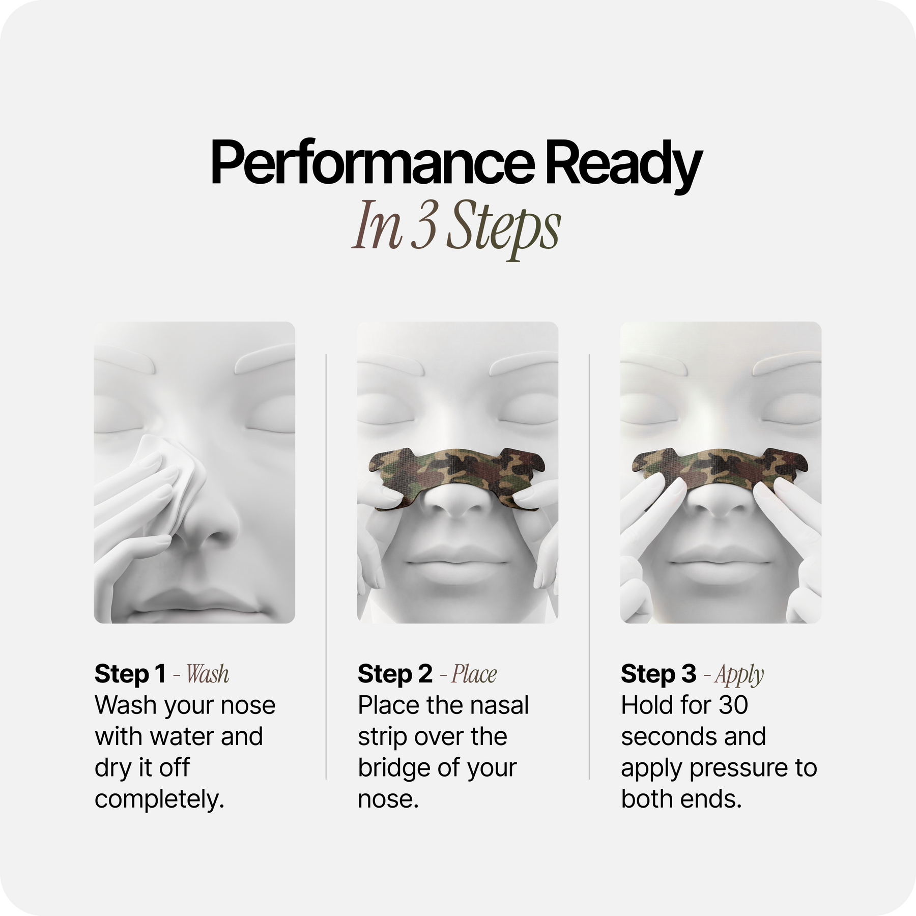 Camo Nasal Strips [6-Pack]