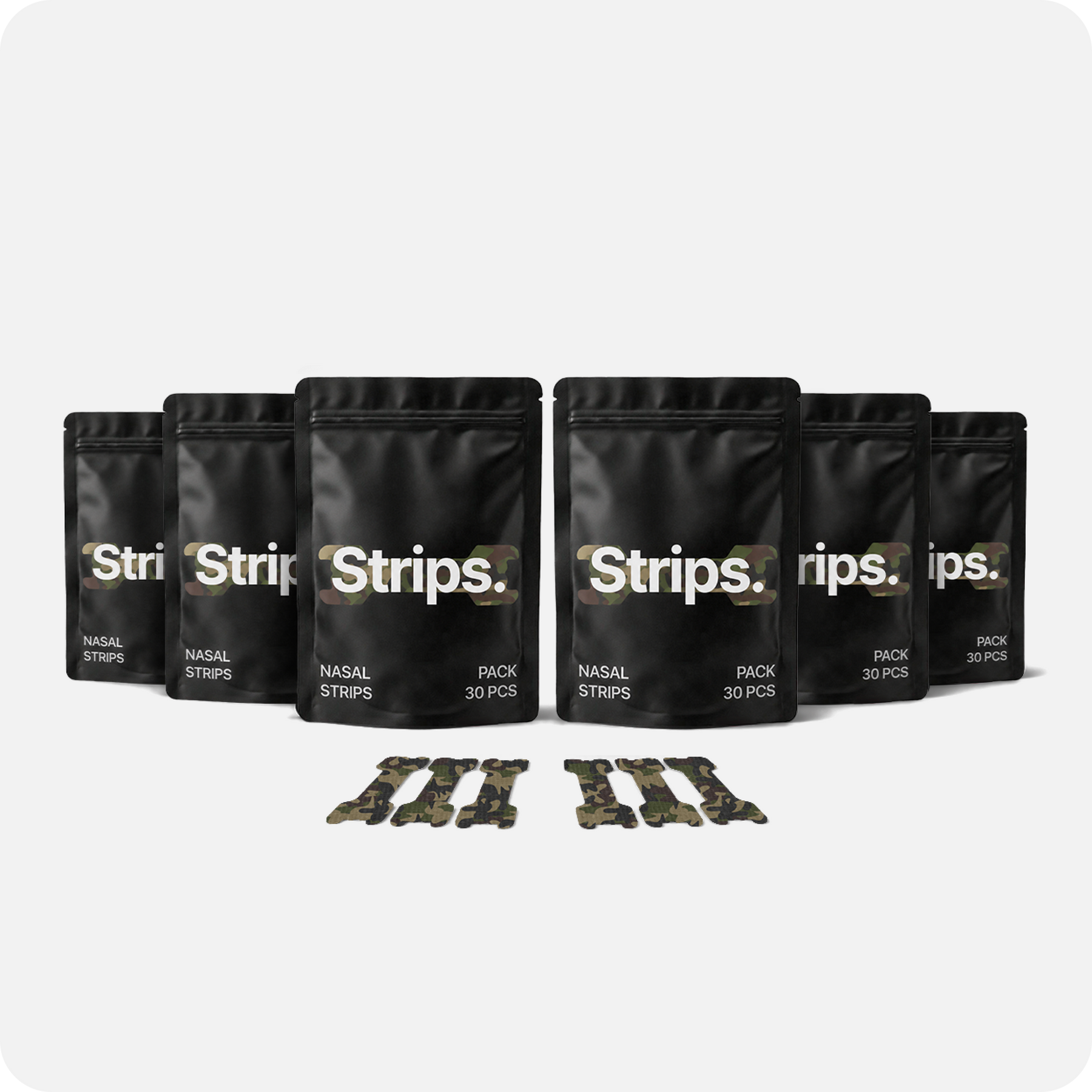 Camo Nasal Strips [6-Pack]